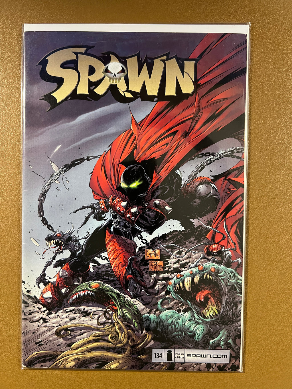 SPAWN #134 (2003) MONSTER BATTLE COVER