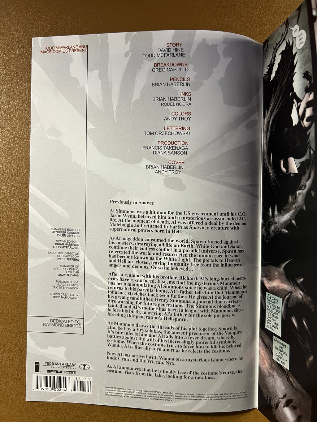 SPAWN #182 (2008) – “BAD BLOOD”