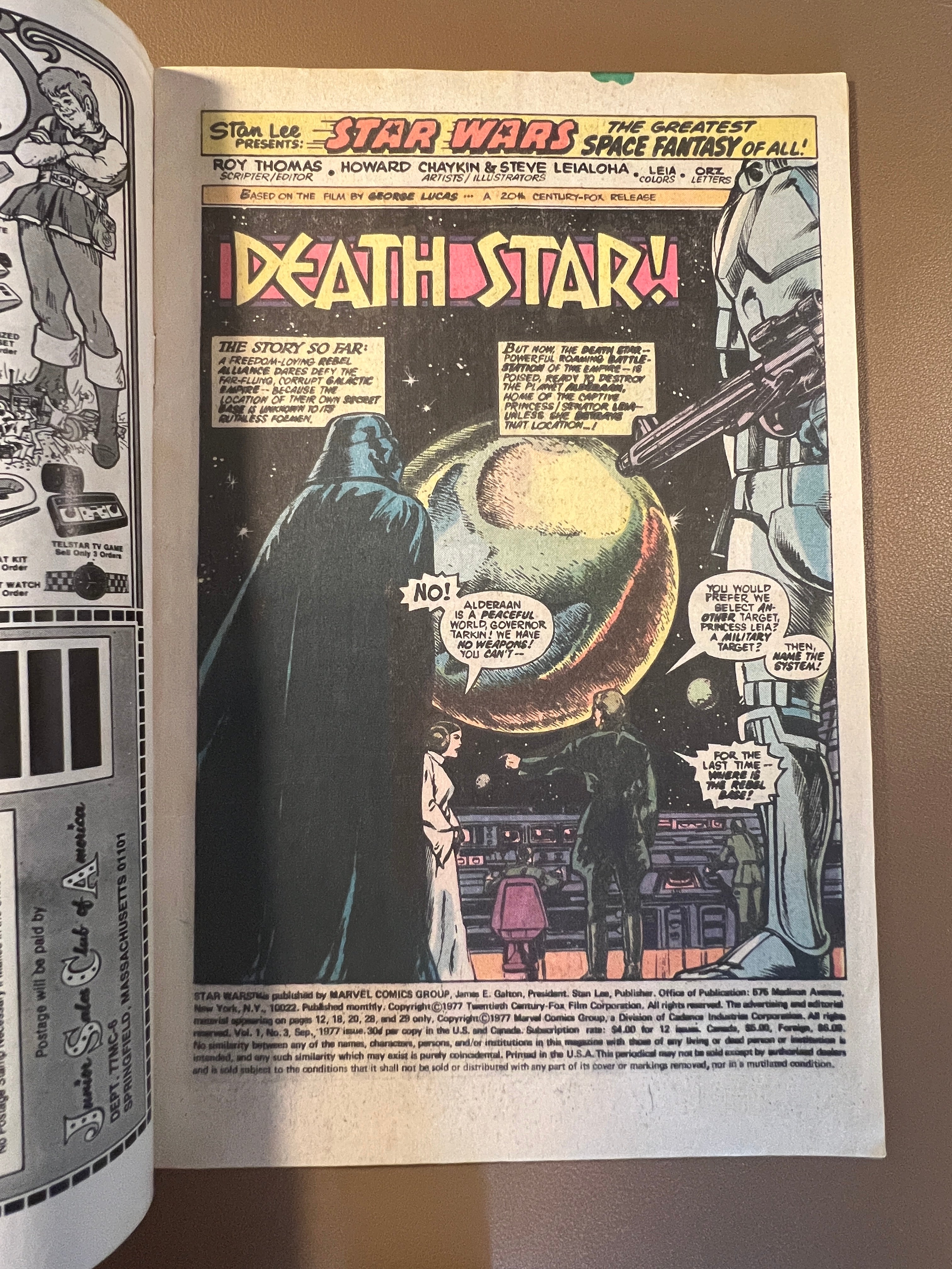 STAR WARS #3 (1977)