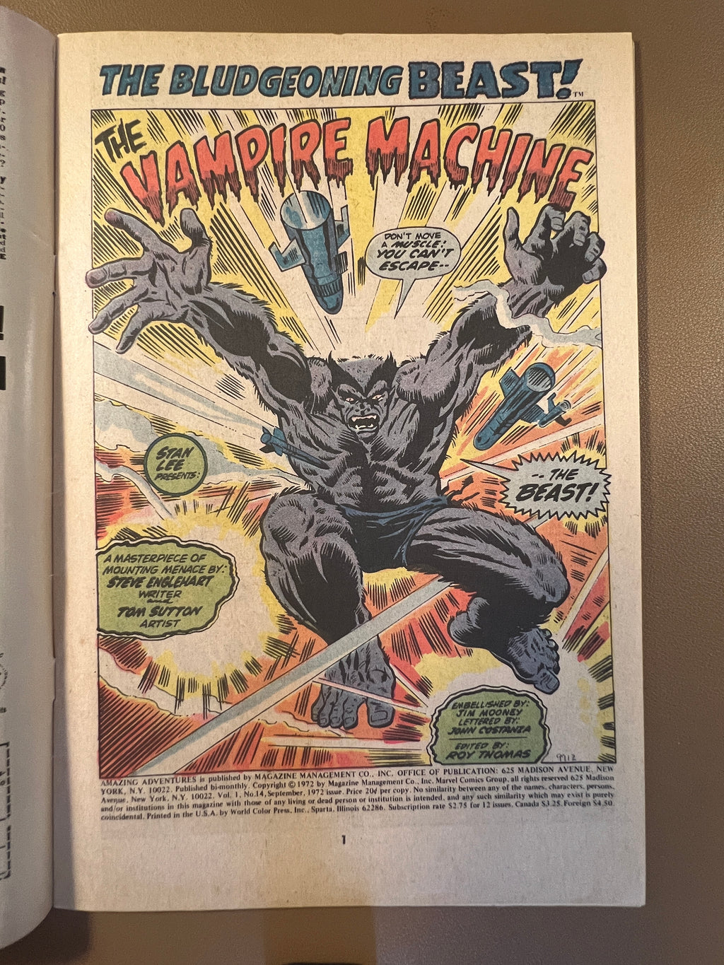AMAZING ADVENTURES #14 (1972)