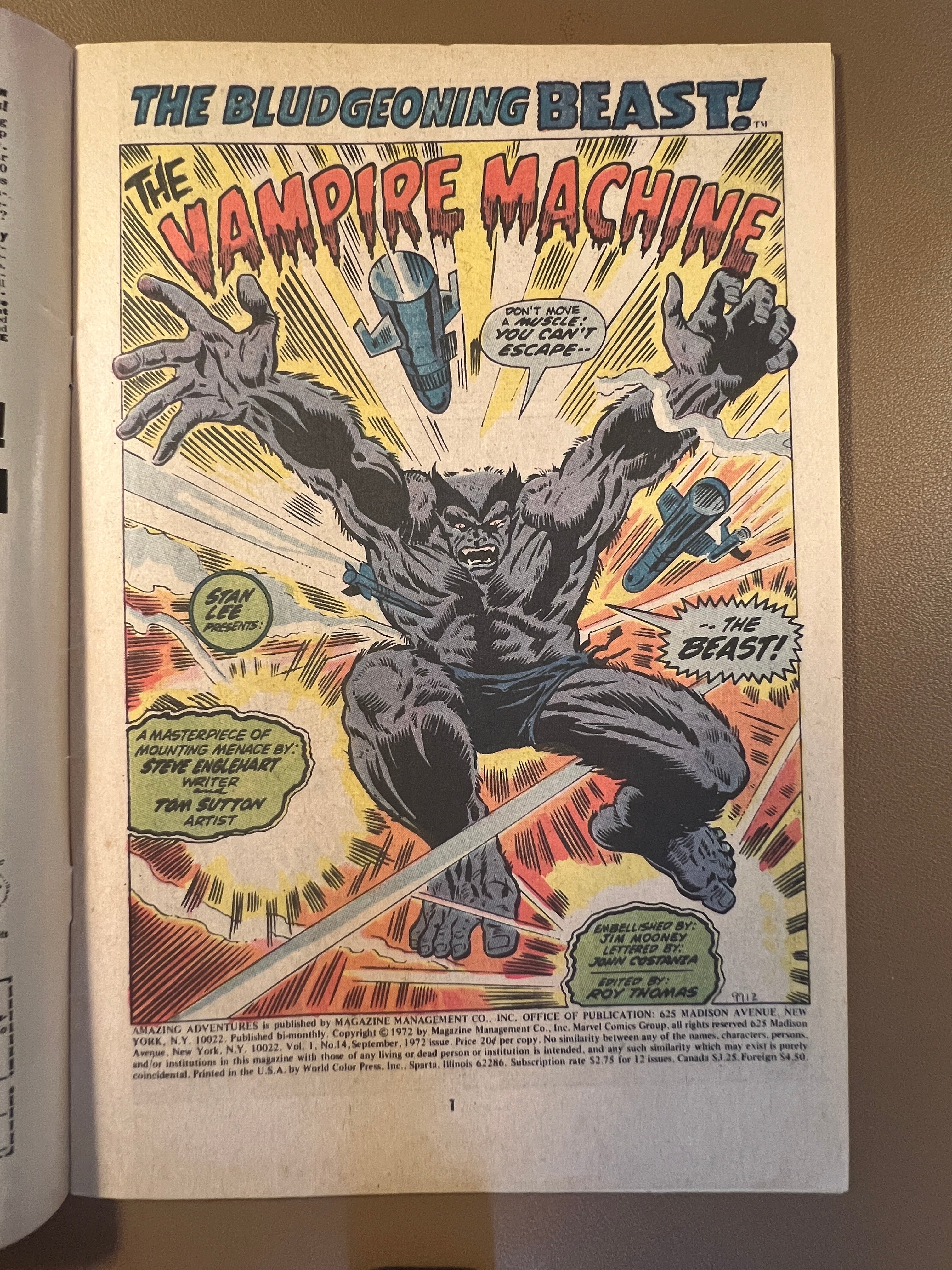 AMAZING ADVENTURES #14 (1972)