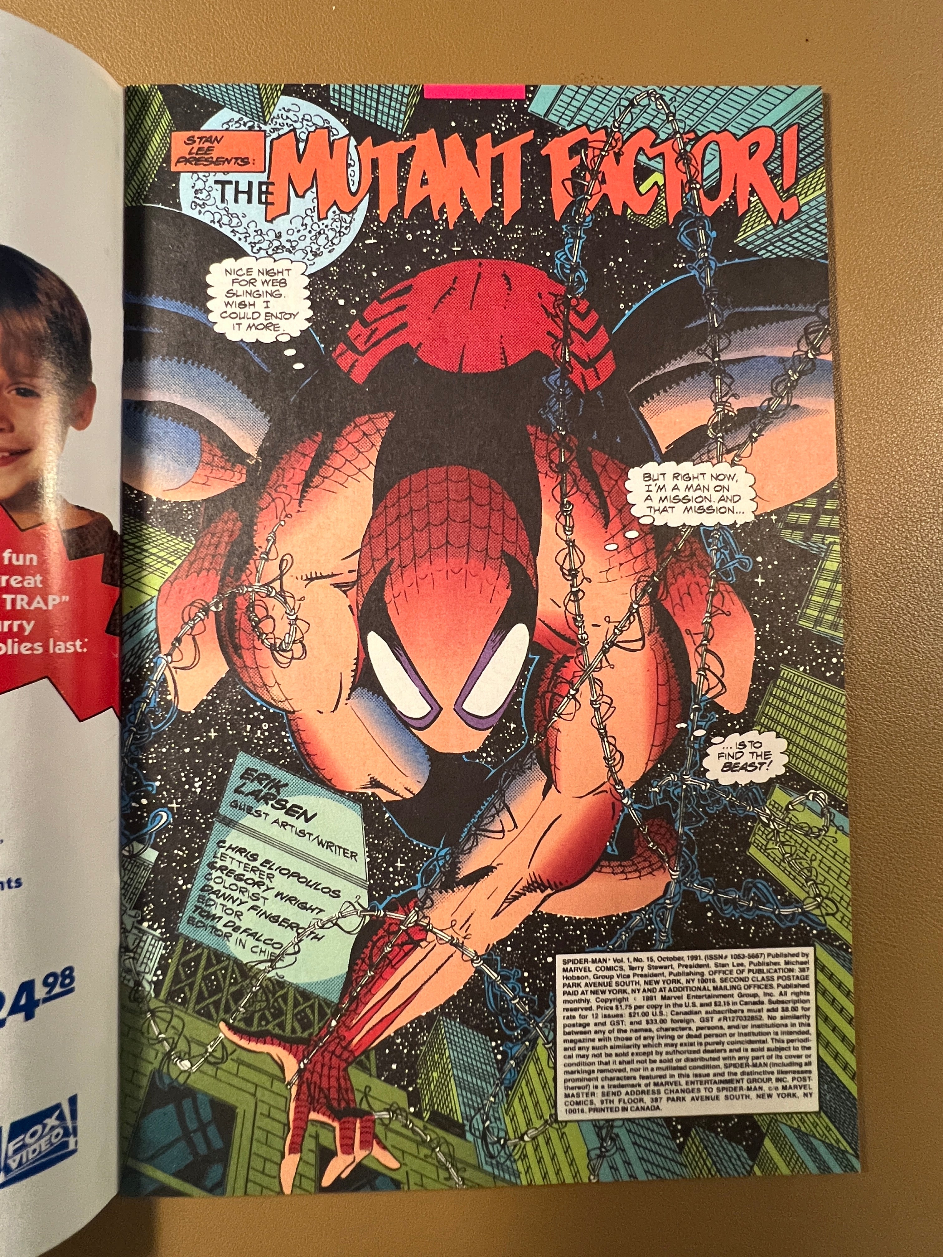 SPIDER-MAN #15 (1991)