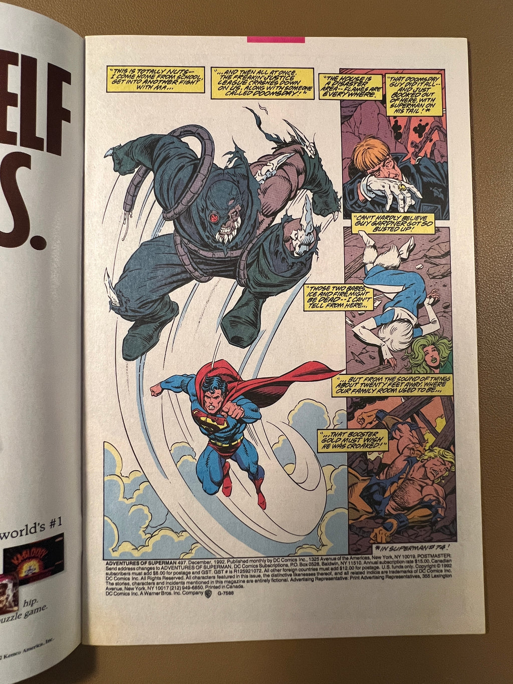 ADVENTURES OF SUPERMAN #497 (1992)