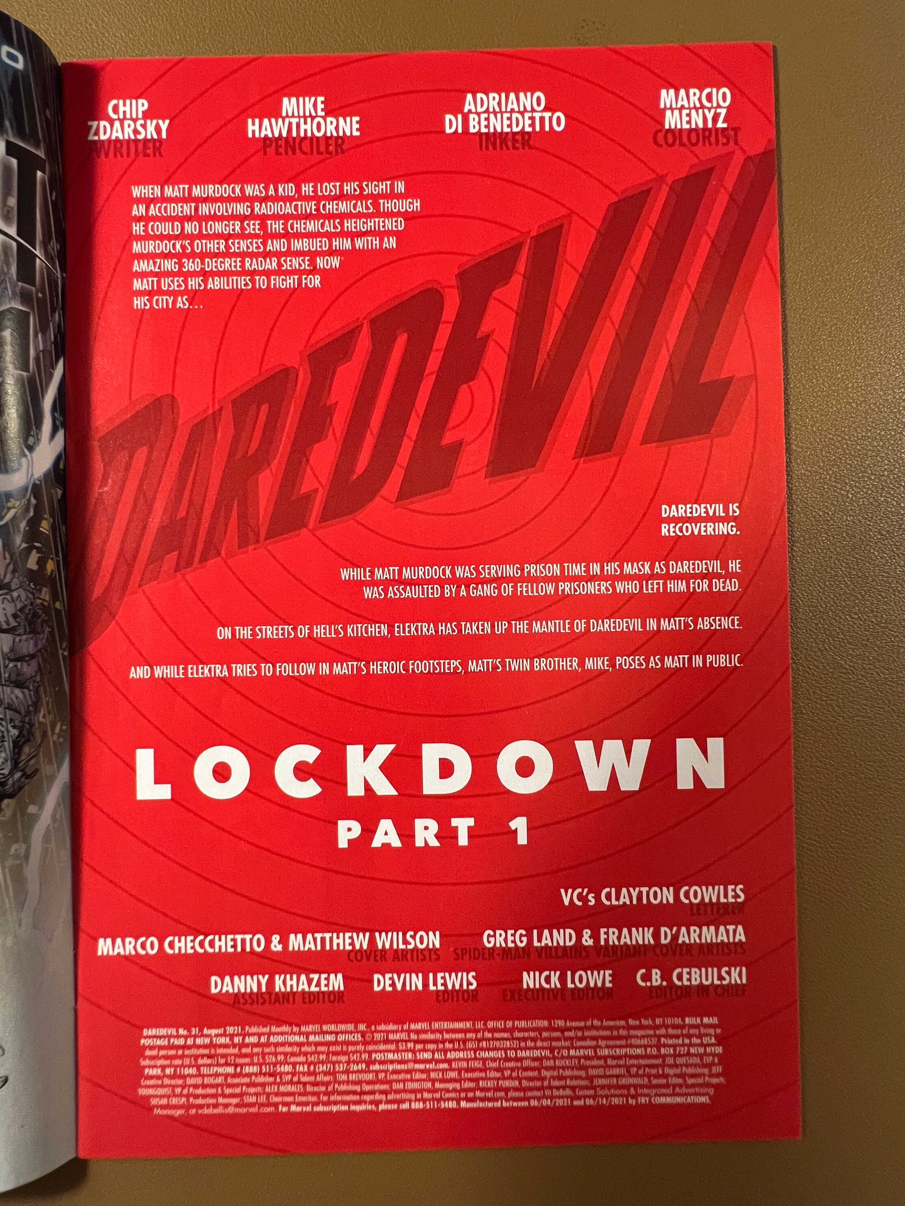 DAREDEVIL #31 (2021)
