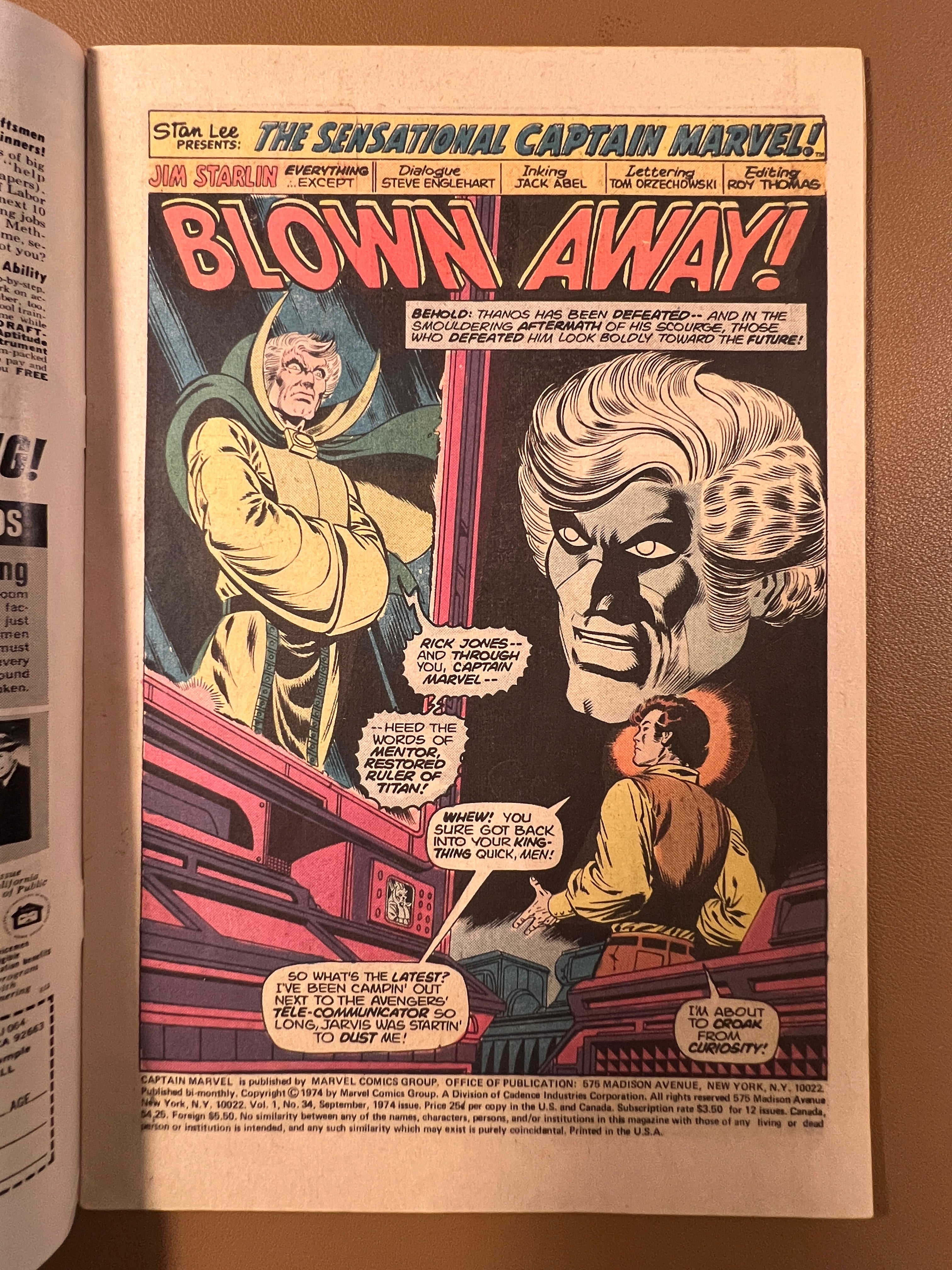 CAPTAIN MARVEL #34 (1974)