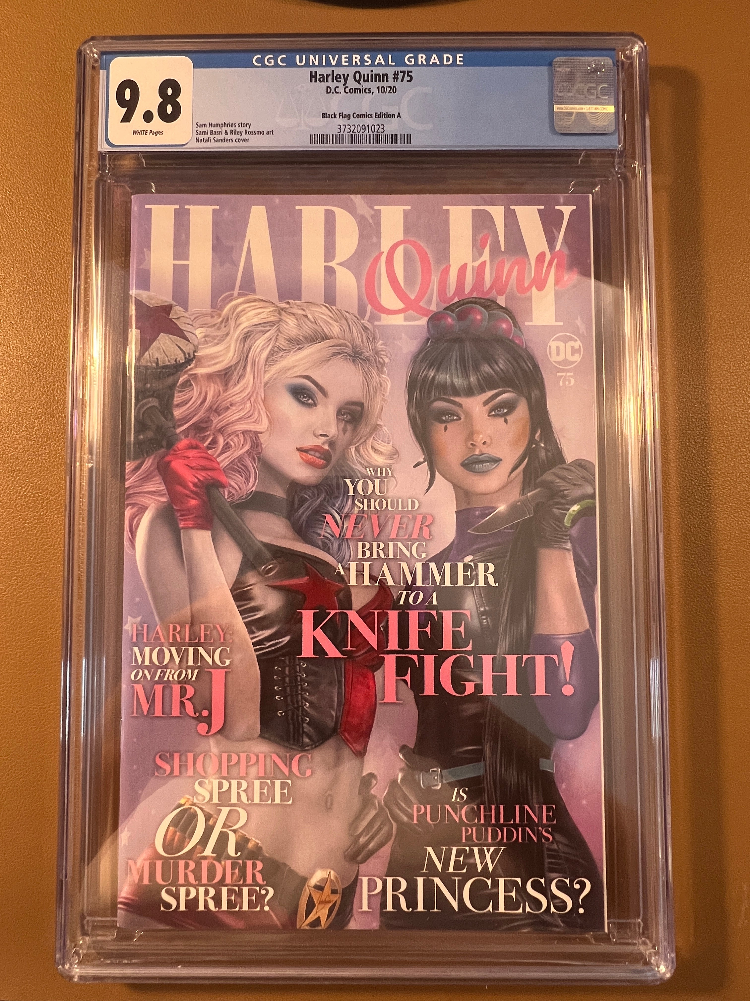HARLEY QUINN #75 CGC 9.8 – BLACK FLAG COMICS EDITION A