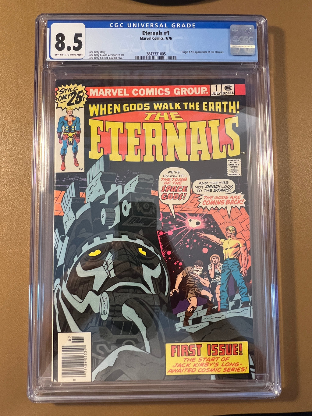 THE ETERNALS #1 CGC 8.5