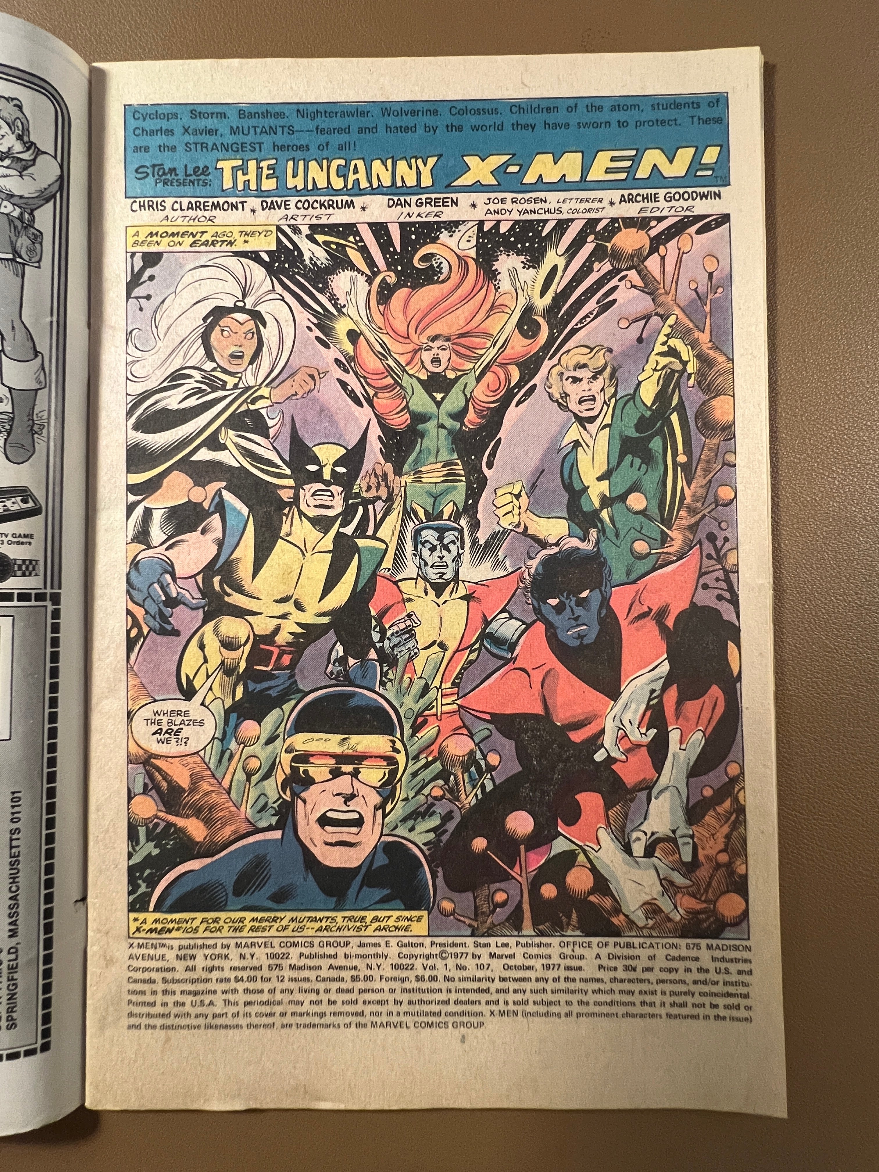 X-MEN #107
