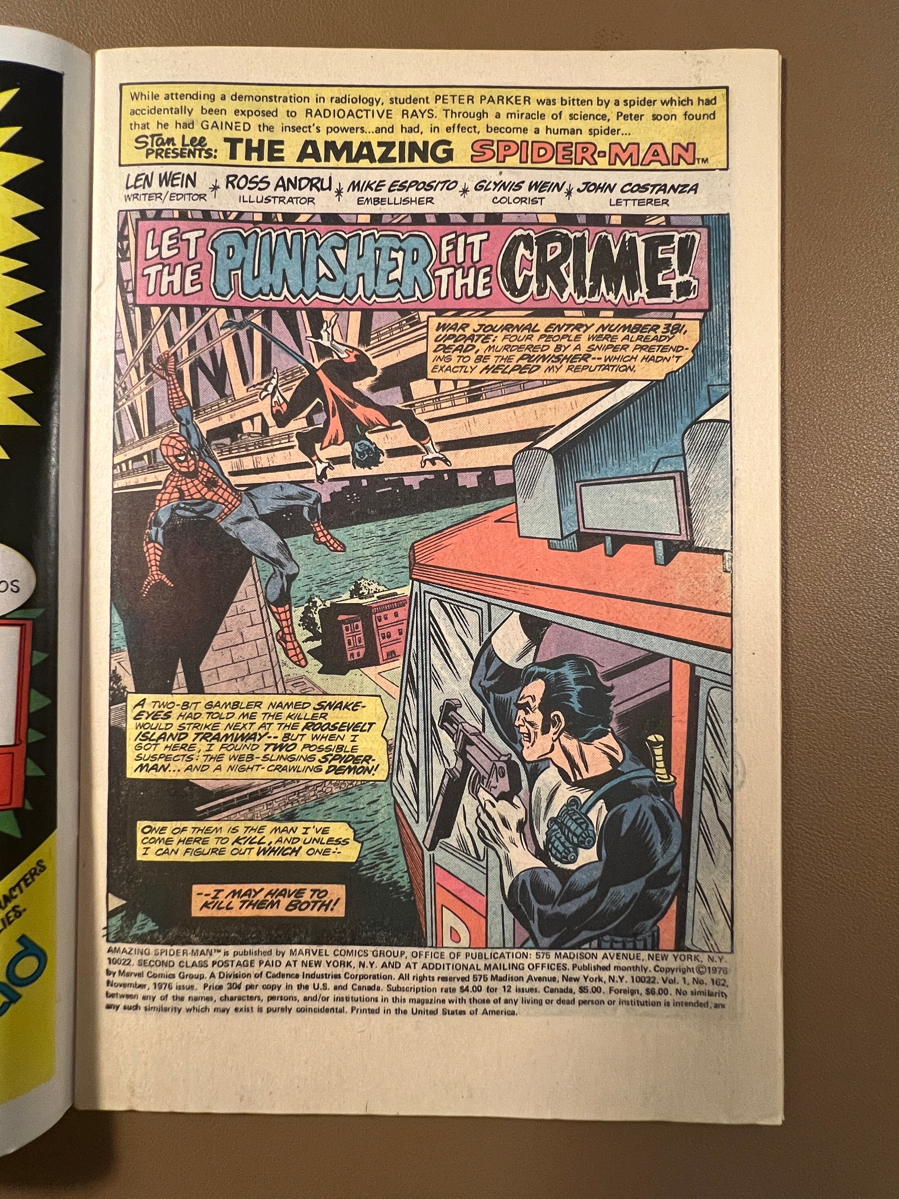 THE AMAZING SPIDER-MAN #162