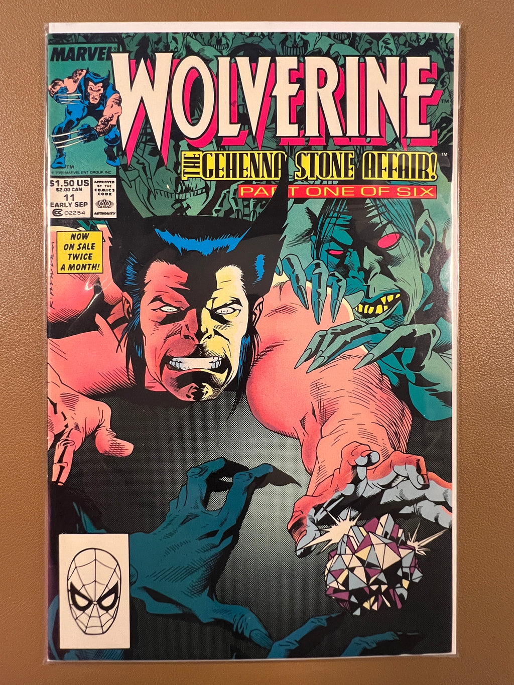 WOLVERINE #11 - 16: THE GEHENNA STONE AFFAIR COMPLETE STORY ARC!