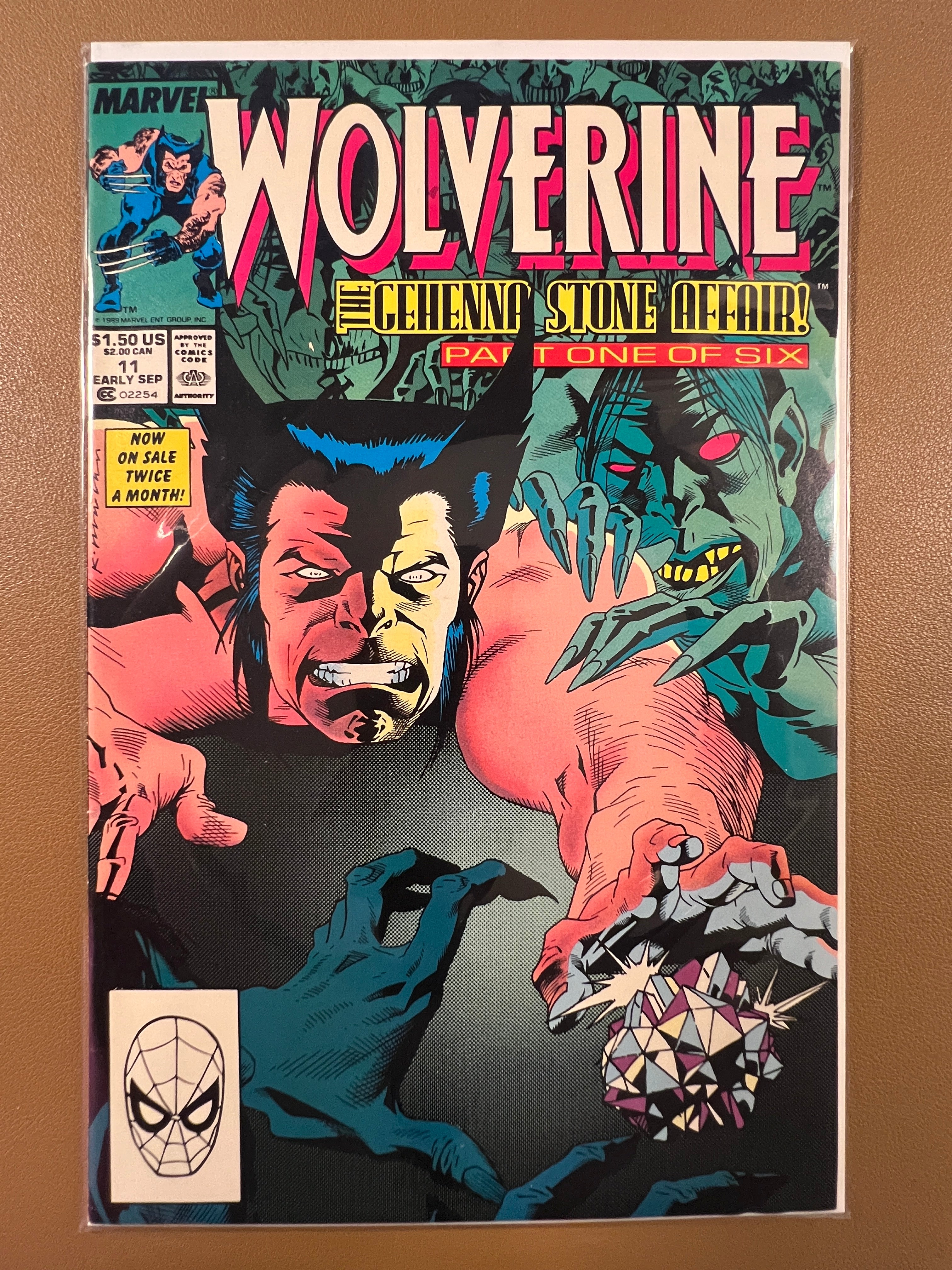 WOLVERINE #11 - 16: THE GEHENNA STONE AFFAIR COMPLETE STORY ARC!