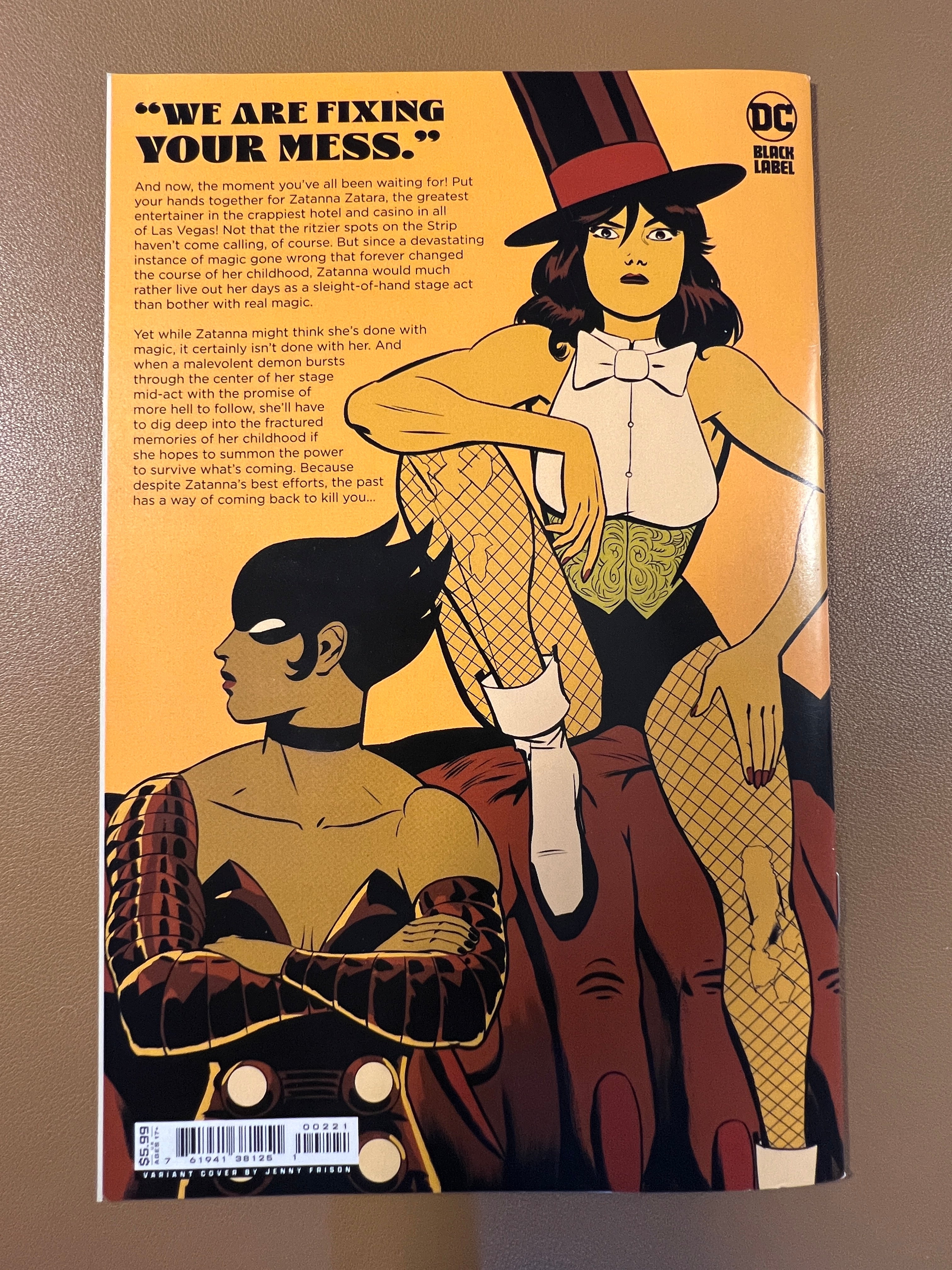 ZATANNA BRINGS DOWN THE HOUSE - Complete Set 1-5