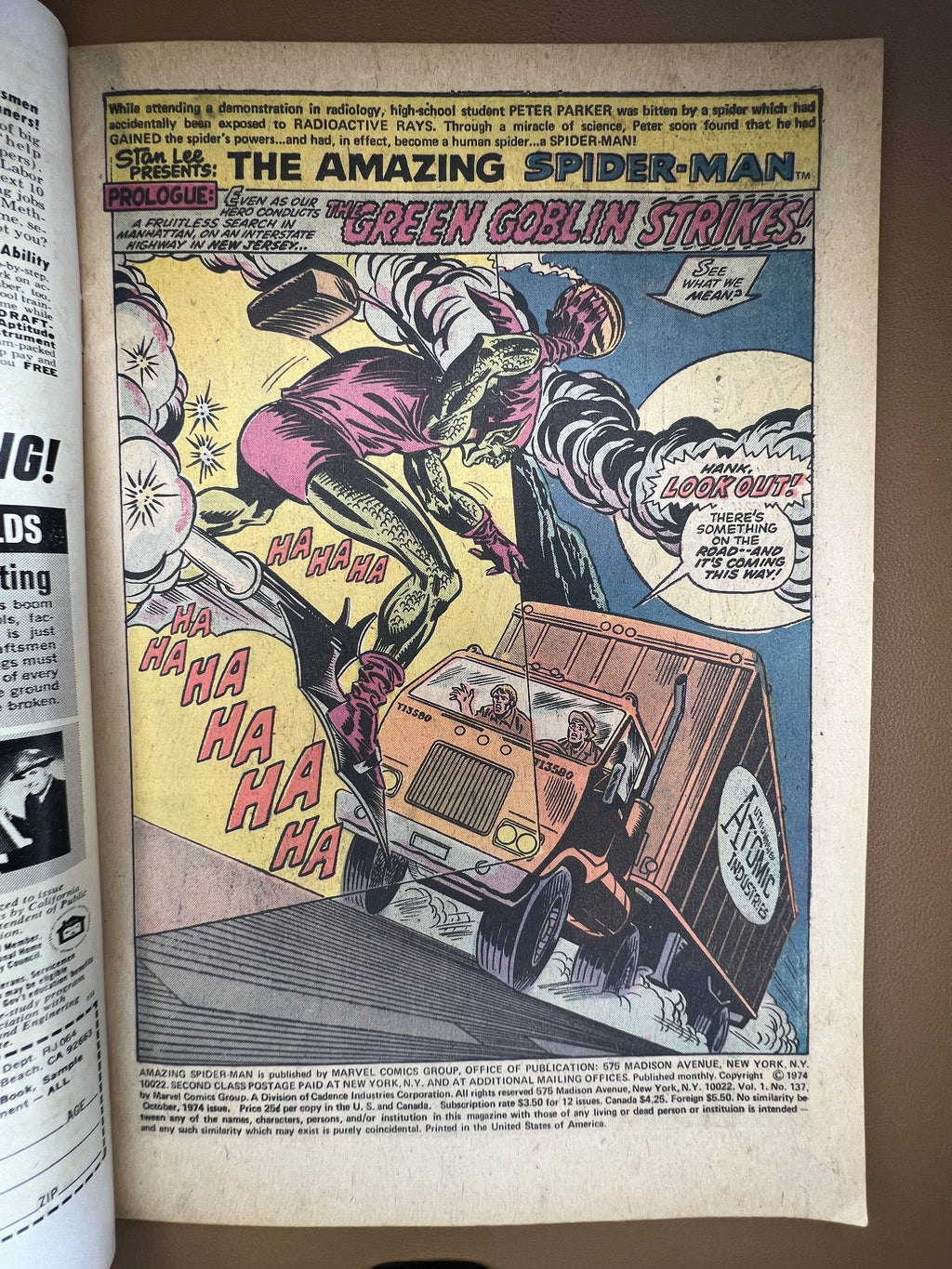 THE AMAZING SPIDER-MAN #137