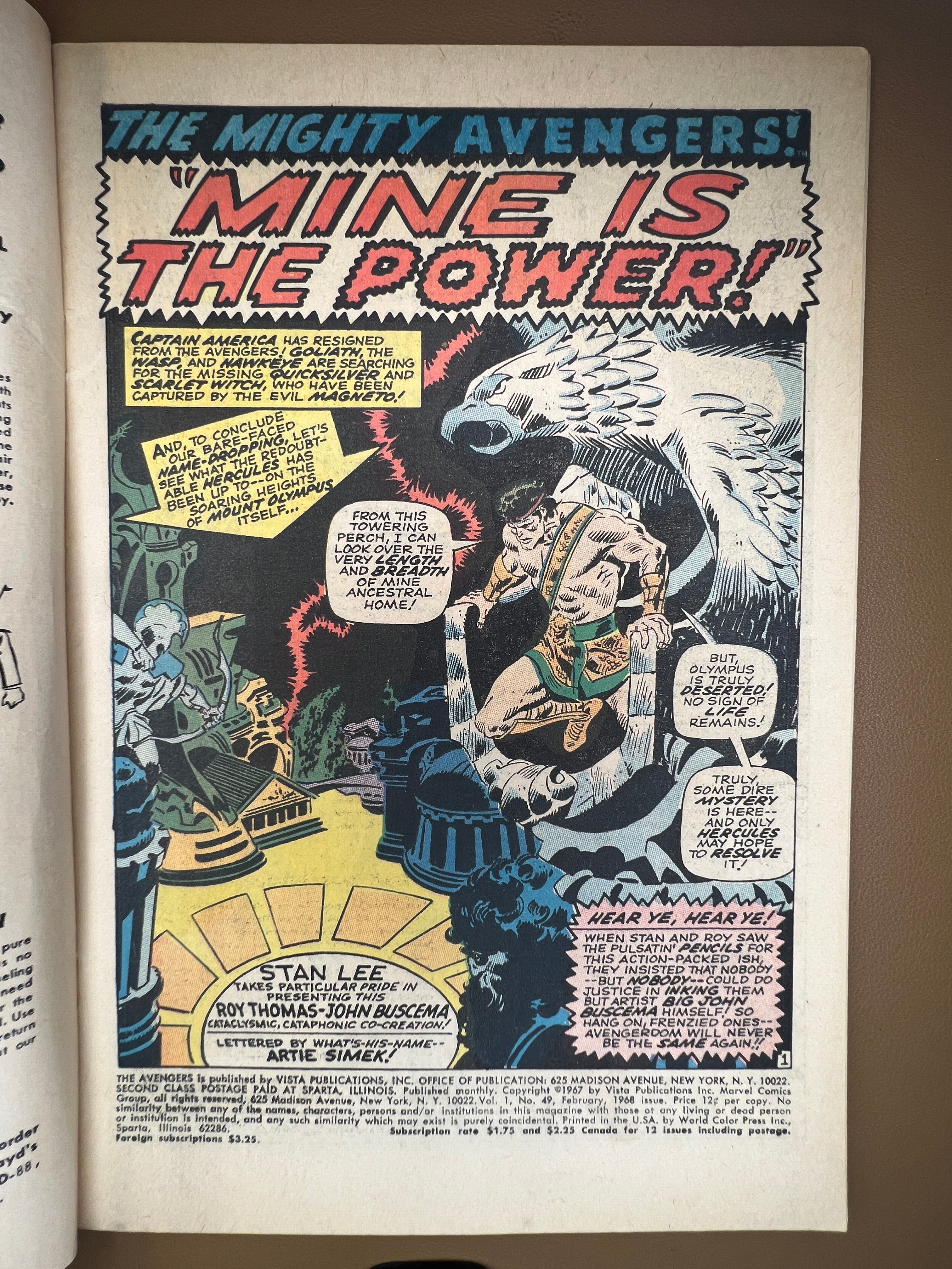 THE AVENGERS #49