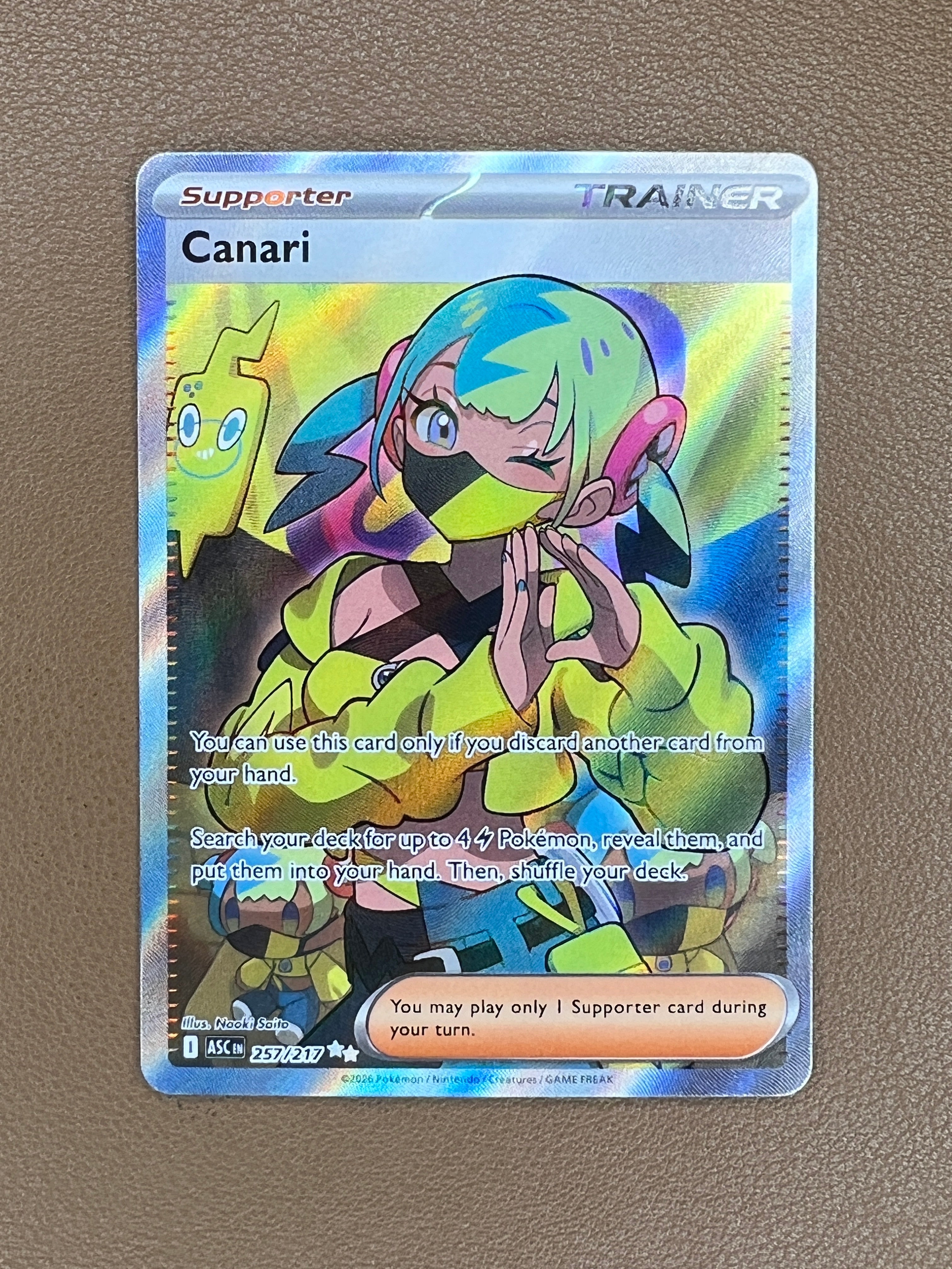 Canari Special Illustration Rare #257/217 (Journey Together)