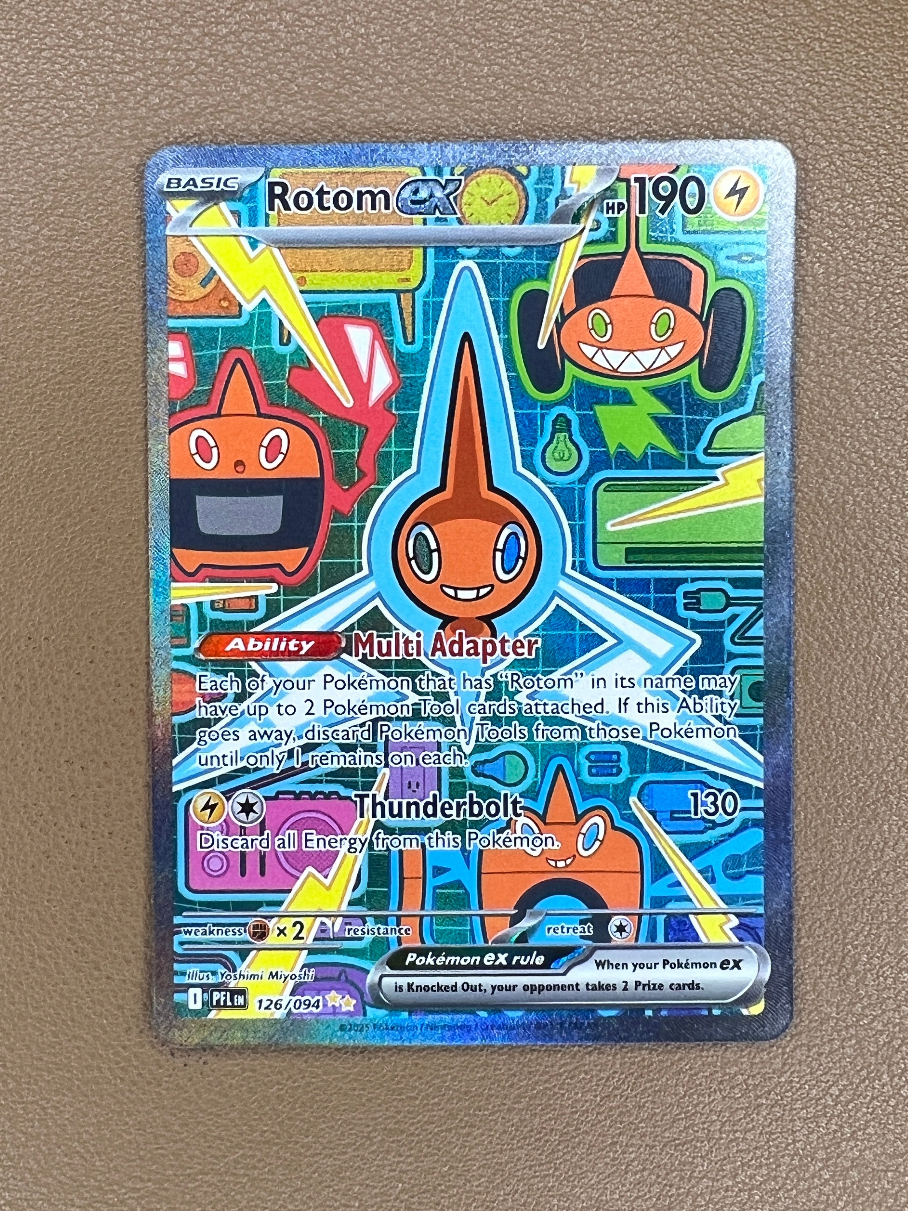 Rotom ex Full Art #126/094 (Paldean Fates)