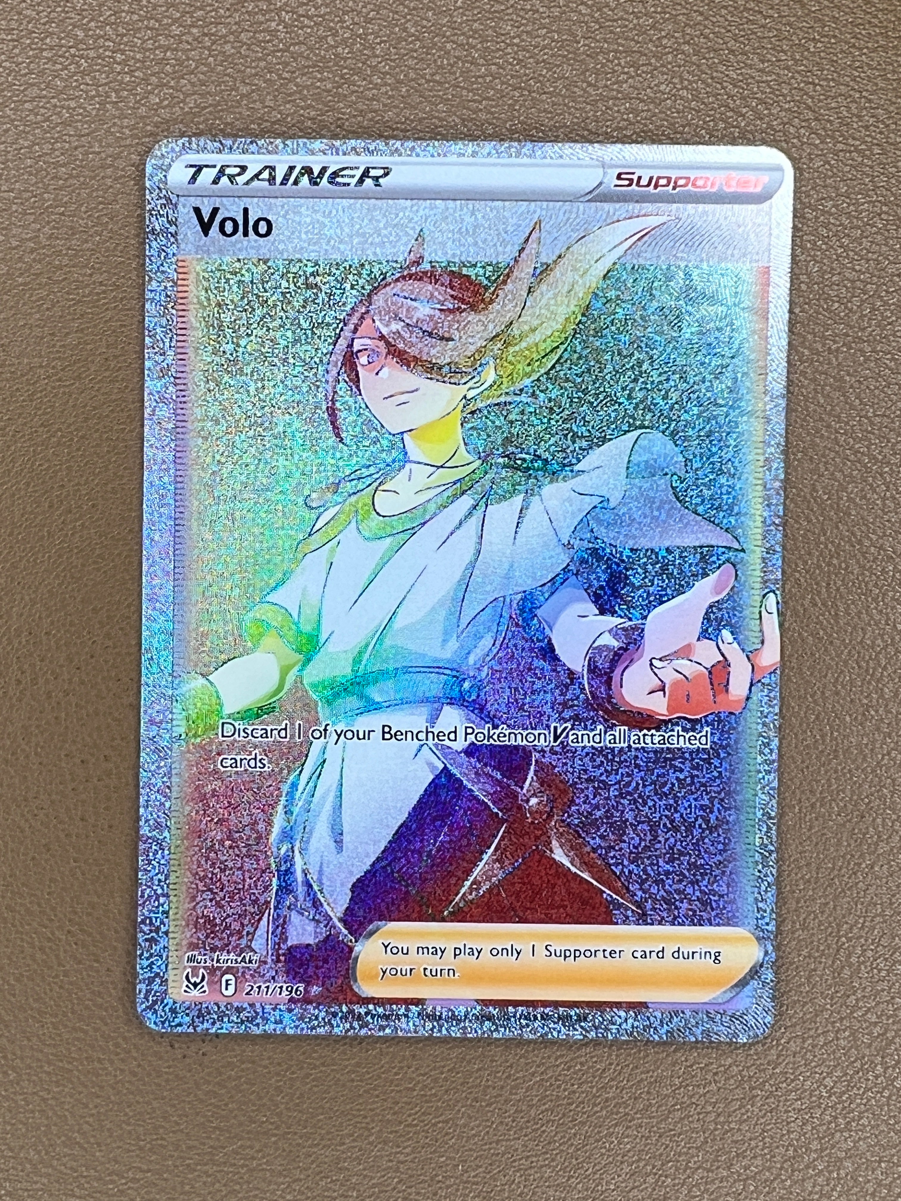 Volo Full Art Secret Rare #211/196 – Lost Origin