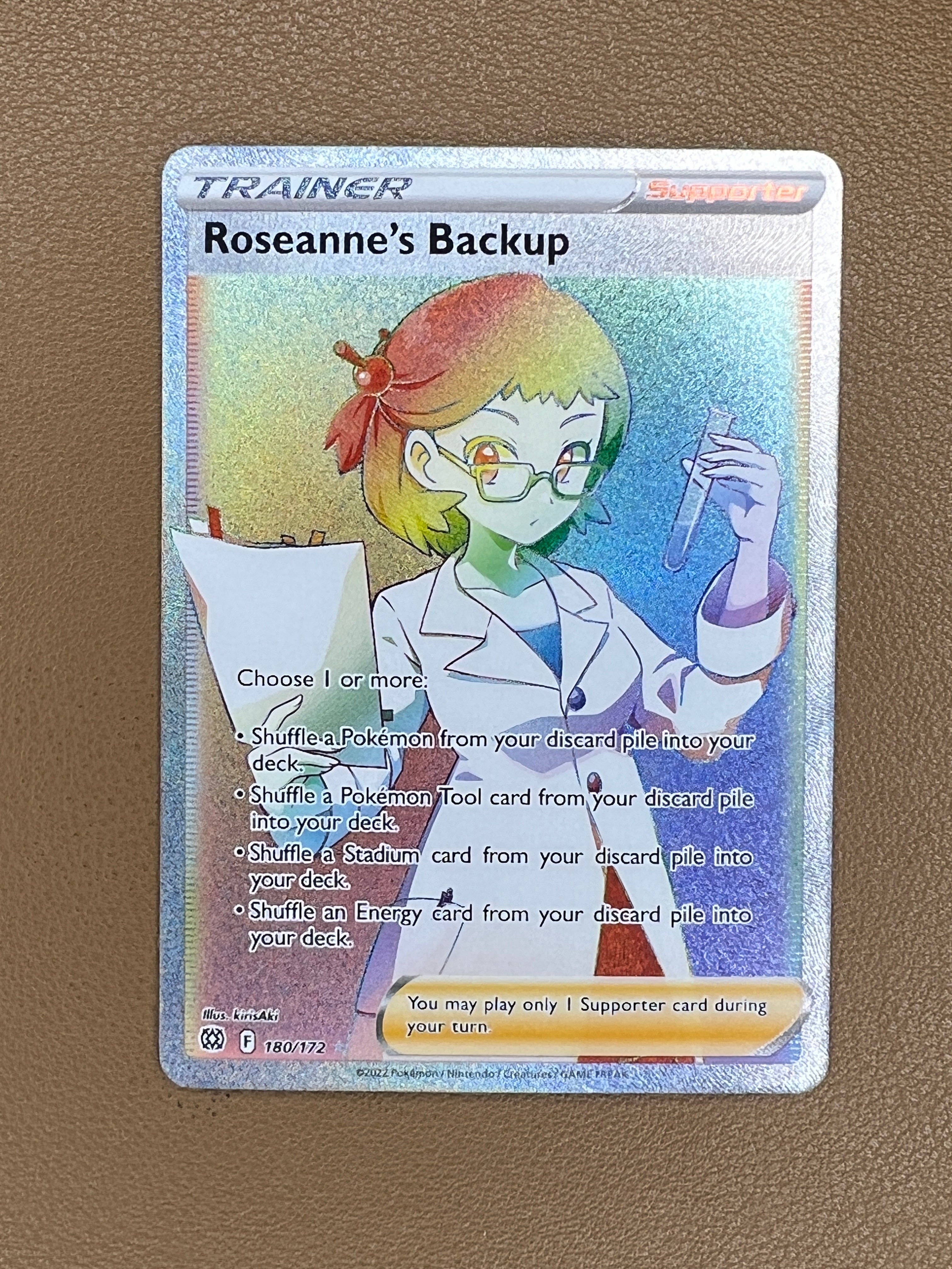 Roseanne's Backup Rainbow Secret Rare #180/172 – Brilliant Stars