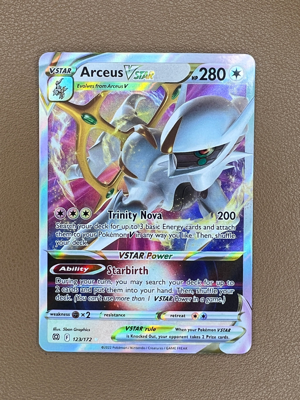 Arceus VSTAR #123/172 Ultra Rare – Brilliant Stars