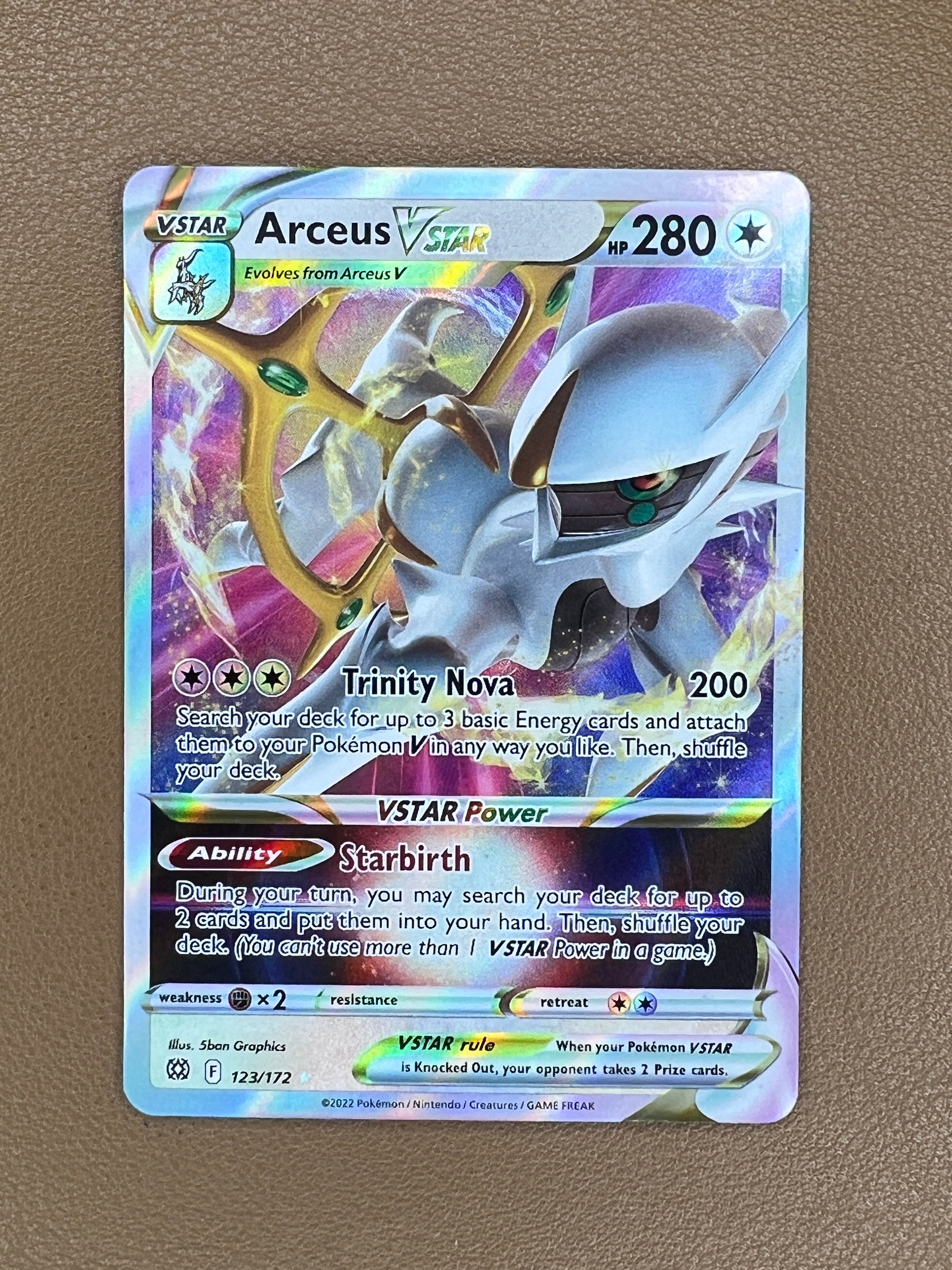 Arceus VSTAR #123/172 Ultra Rare – Brilliant Stars