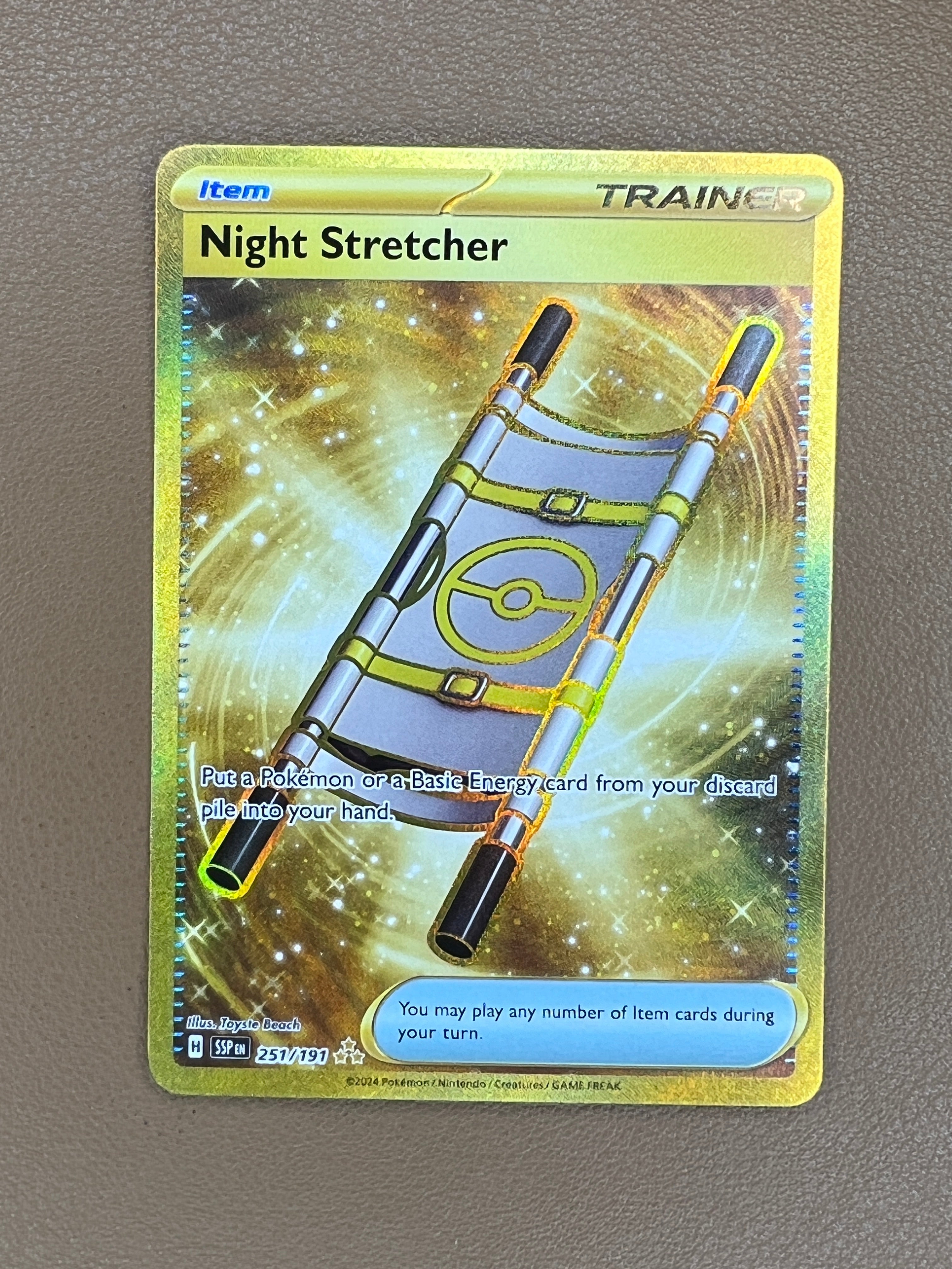 Night Stretcher Gold Hyper Rare #251/191 – Surging Sparks