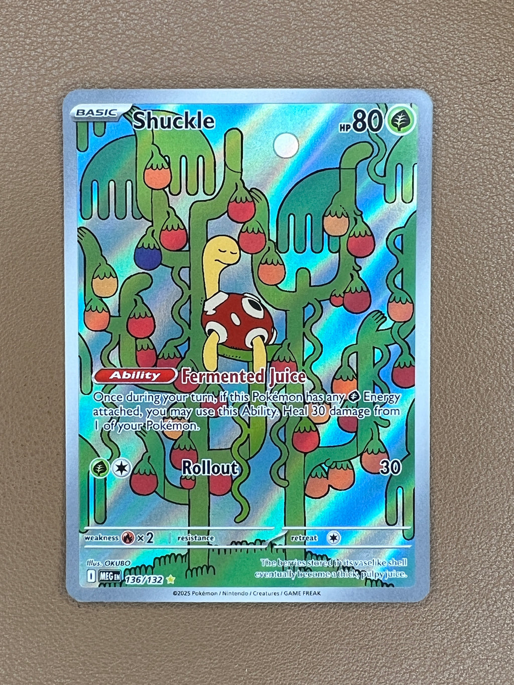 Shuckle Illustration Rare #136/132 – Mega Evolution Secret Rare