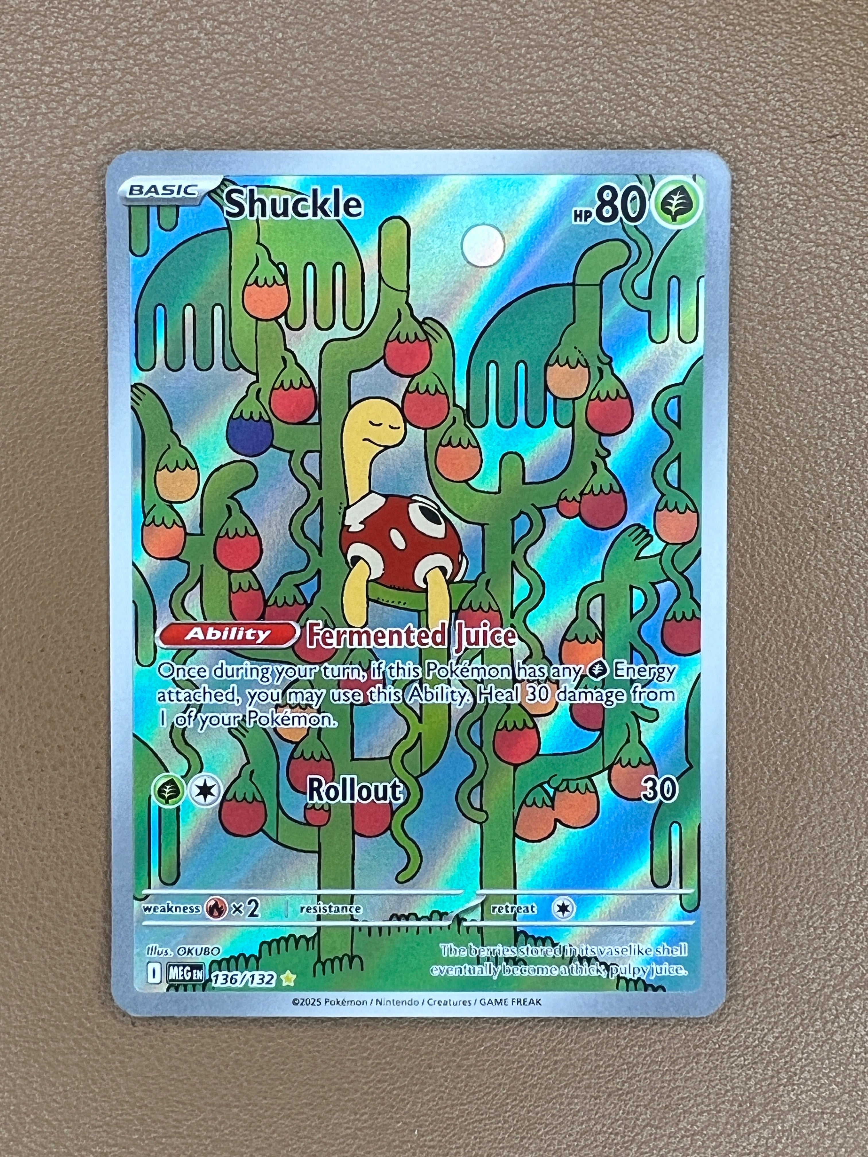 Shuckle Illustration Rare #136/132 – Mega Evolution Secret Rare
