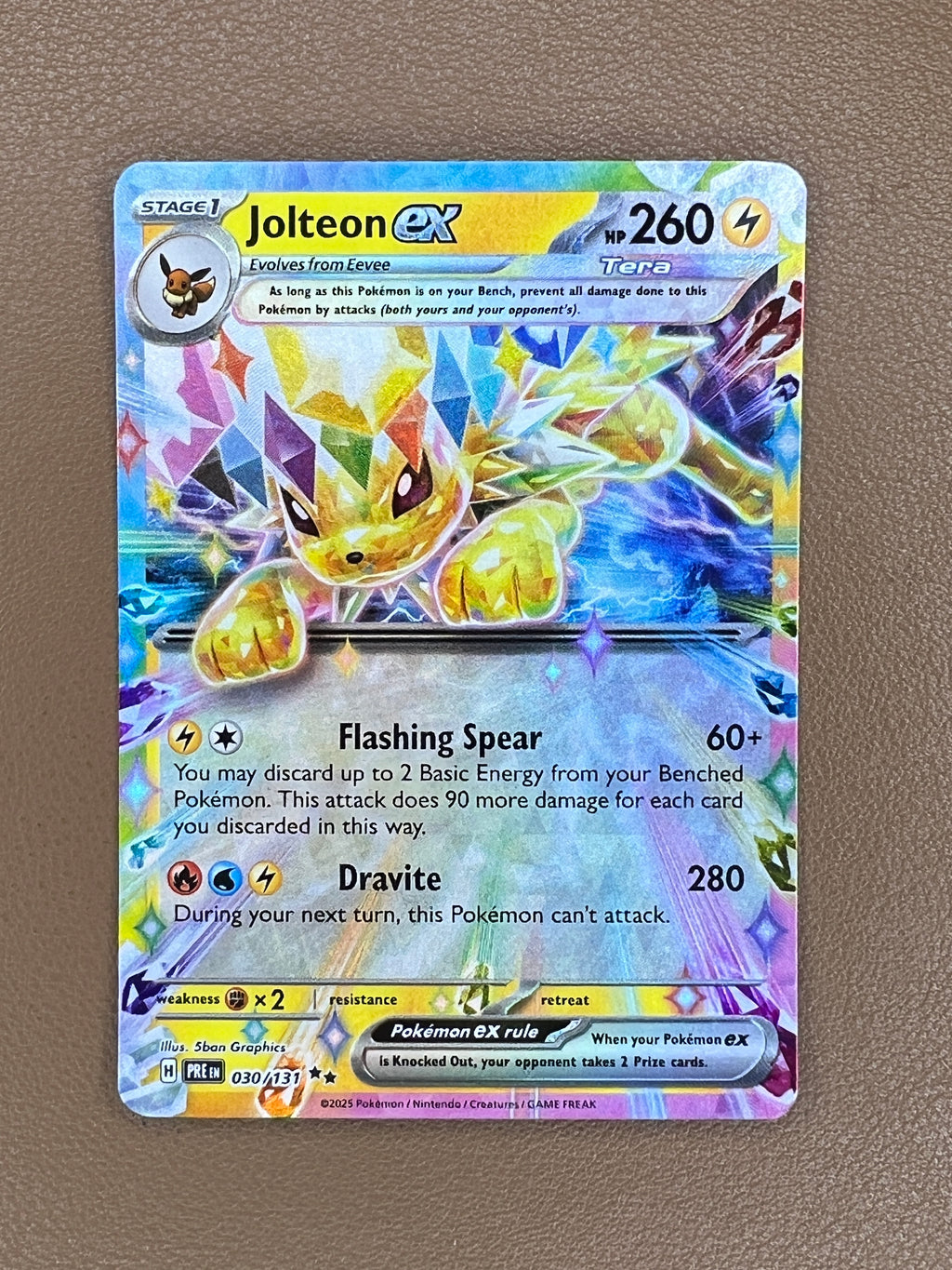Jolteon ex #030/131 – Prismatic Evolutions