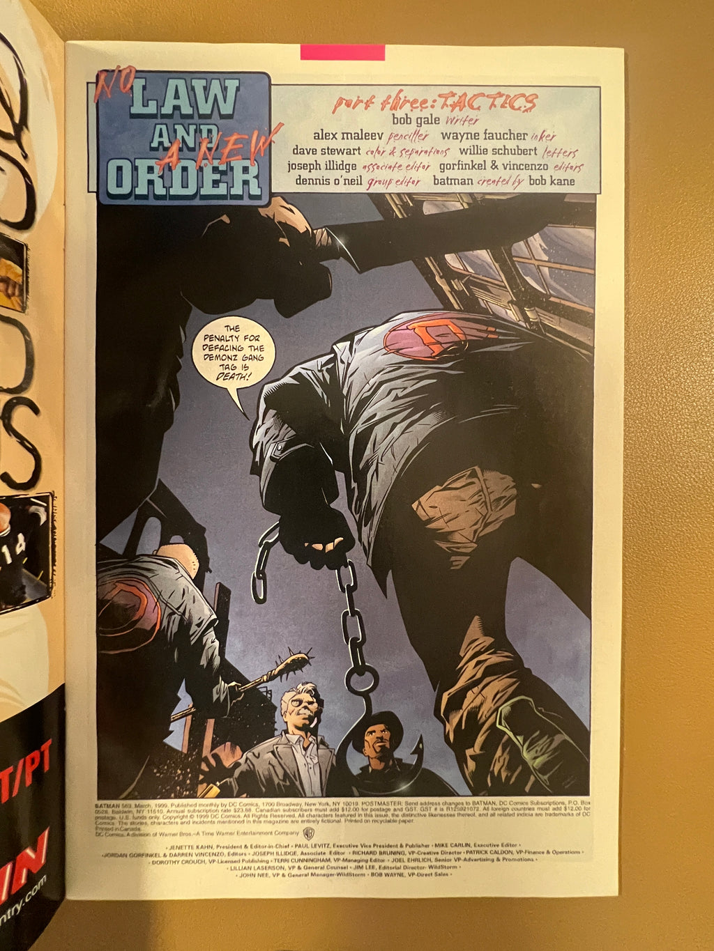 BATMAN #563 (March 1999)