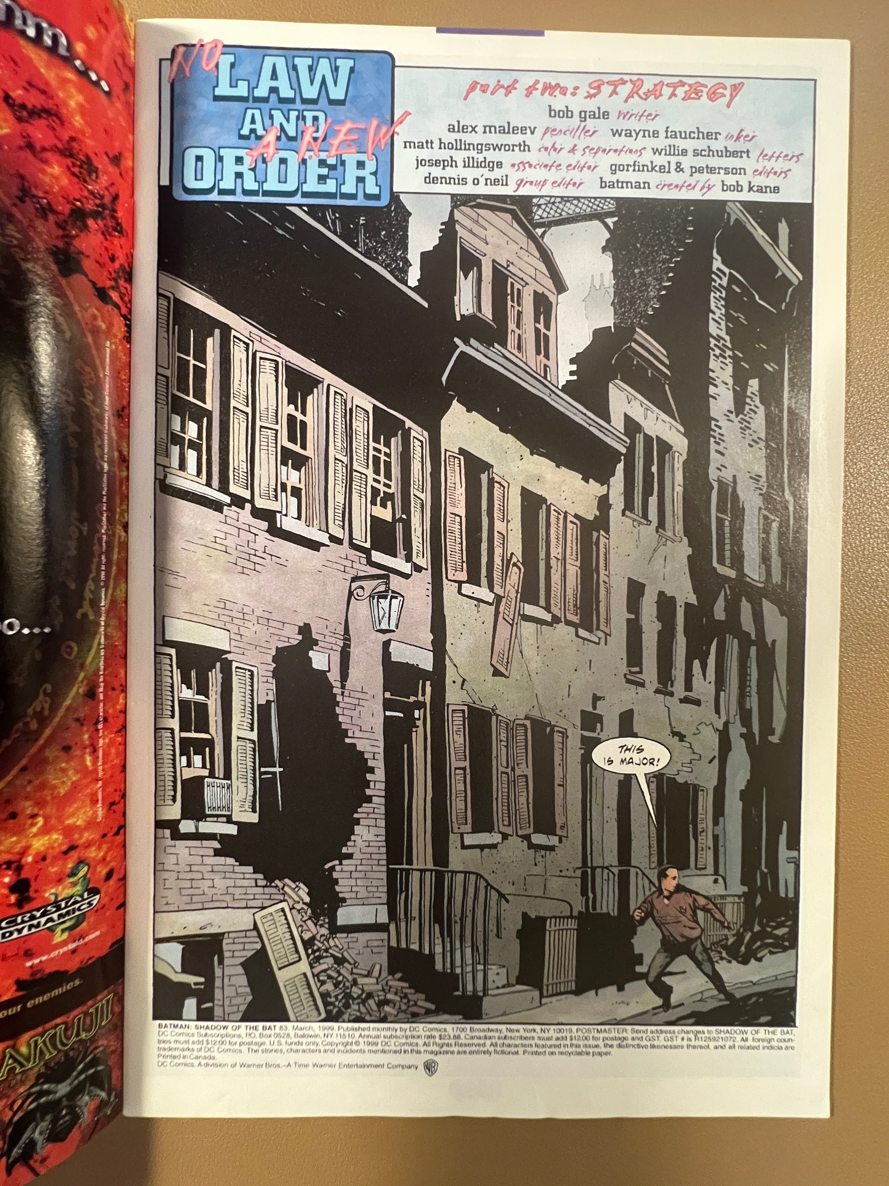 BATMAN: SHADOW OF THE BAT #83 (March 1999)