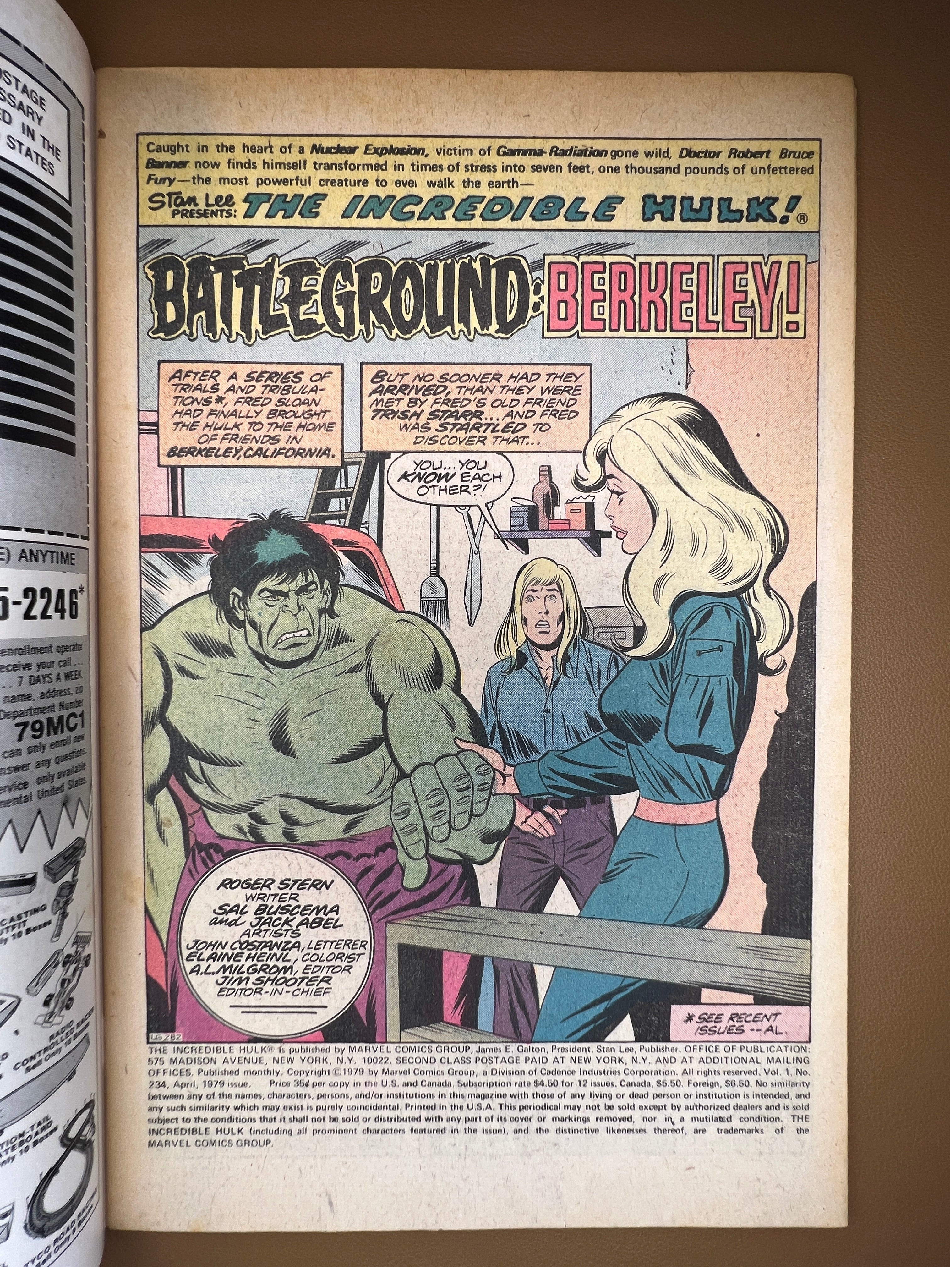 THE INCREDIBLE HULK #234