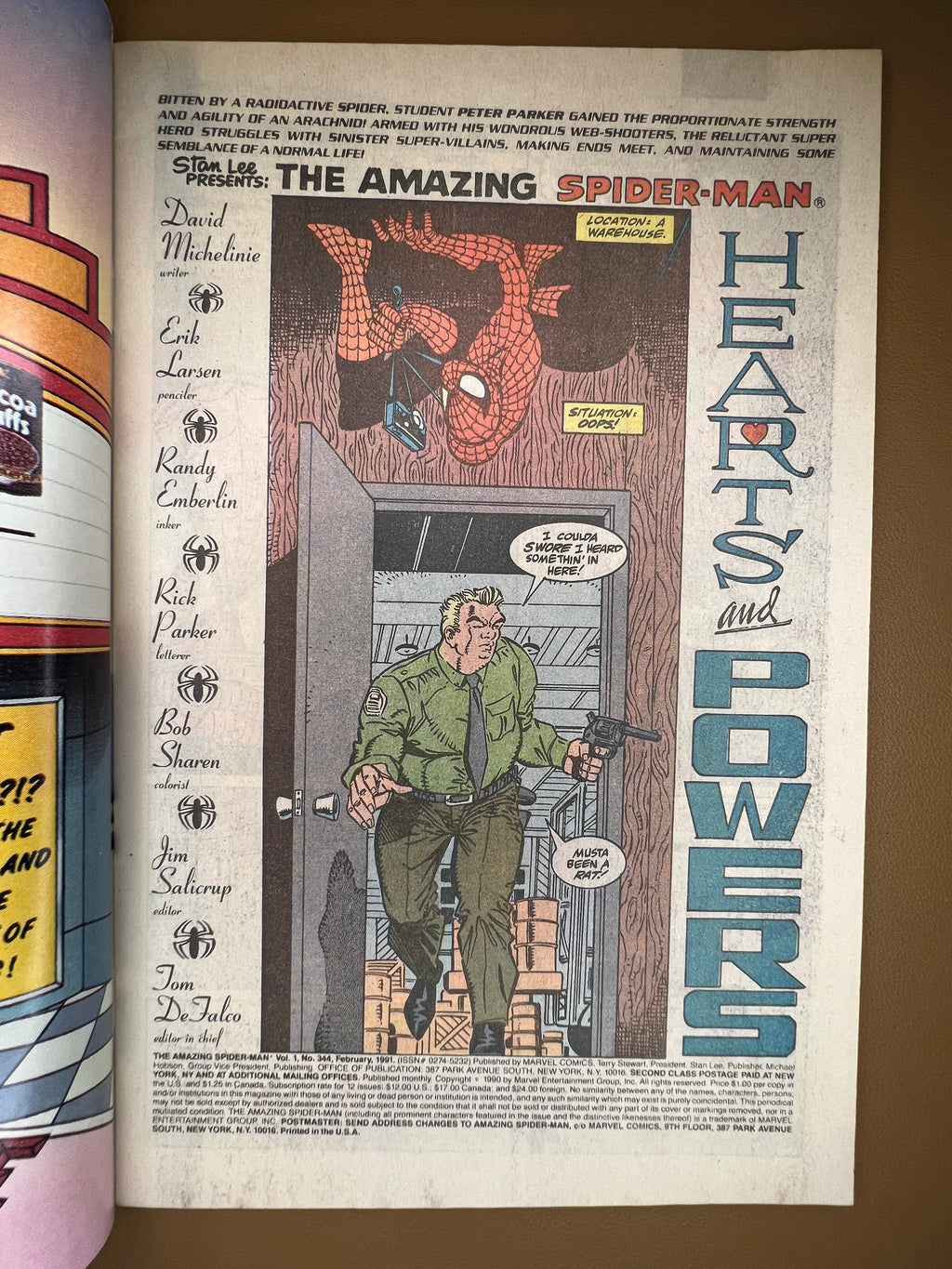 THE AMAZING SPIDER-MAN #344