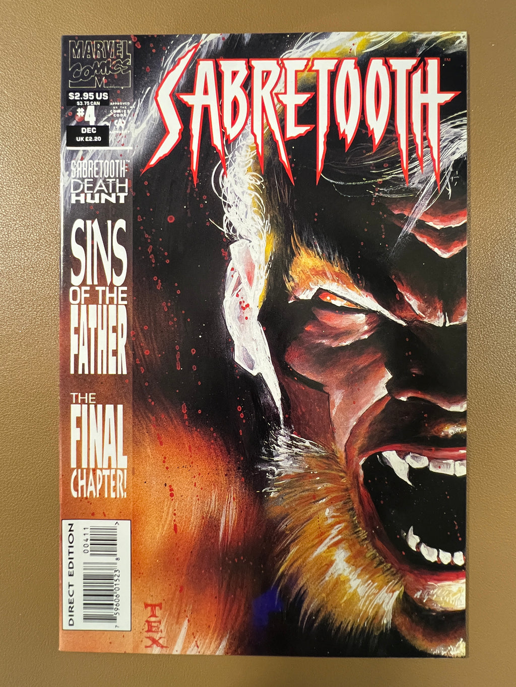 SABRETOOTH: DEATH HUNT COMPLETE LIMITED SERIES #1-4