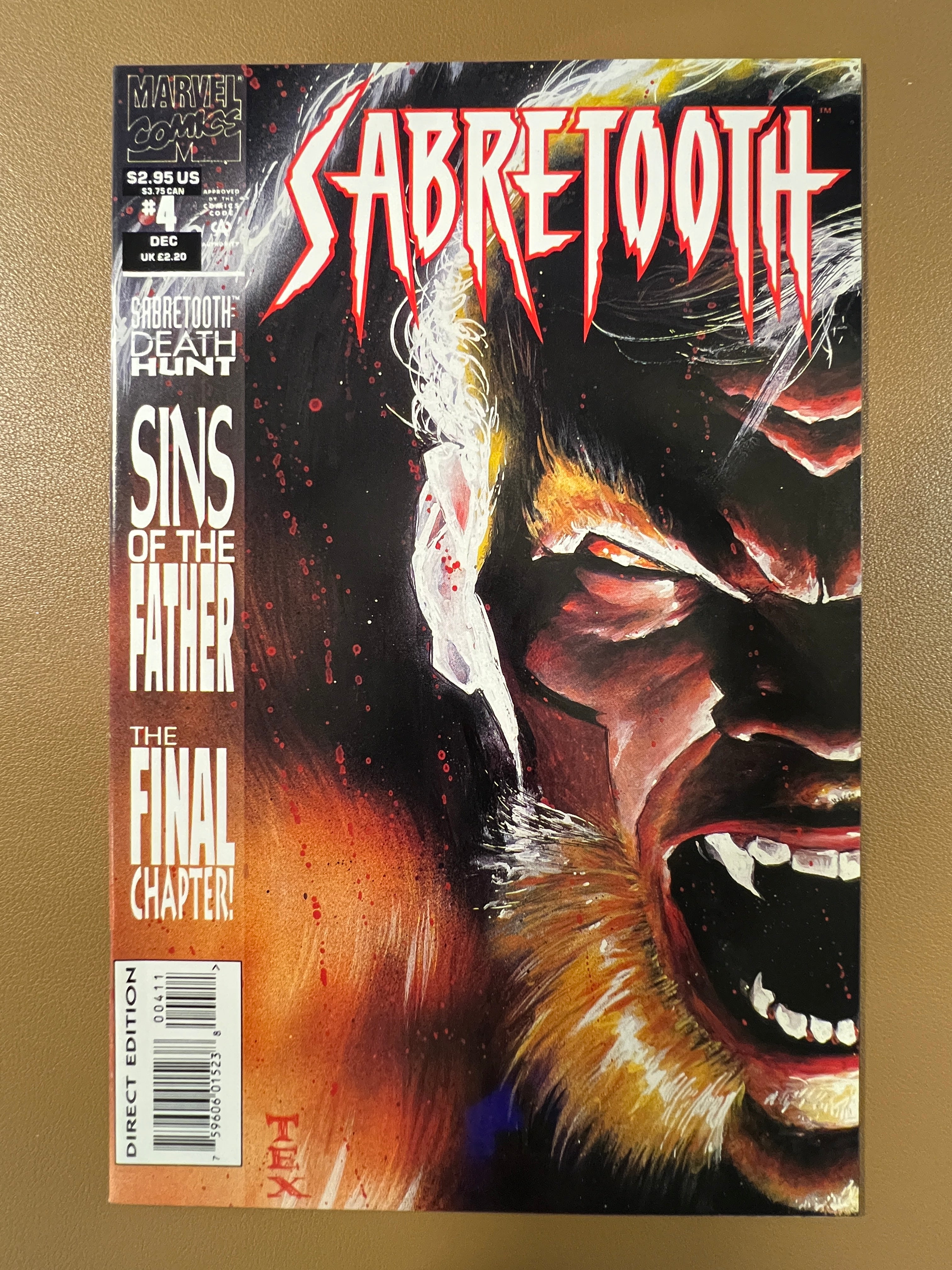 SABRETOOTH: DEATH HUNT COMPLETE LIMITED SERIES #1-4