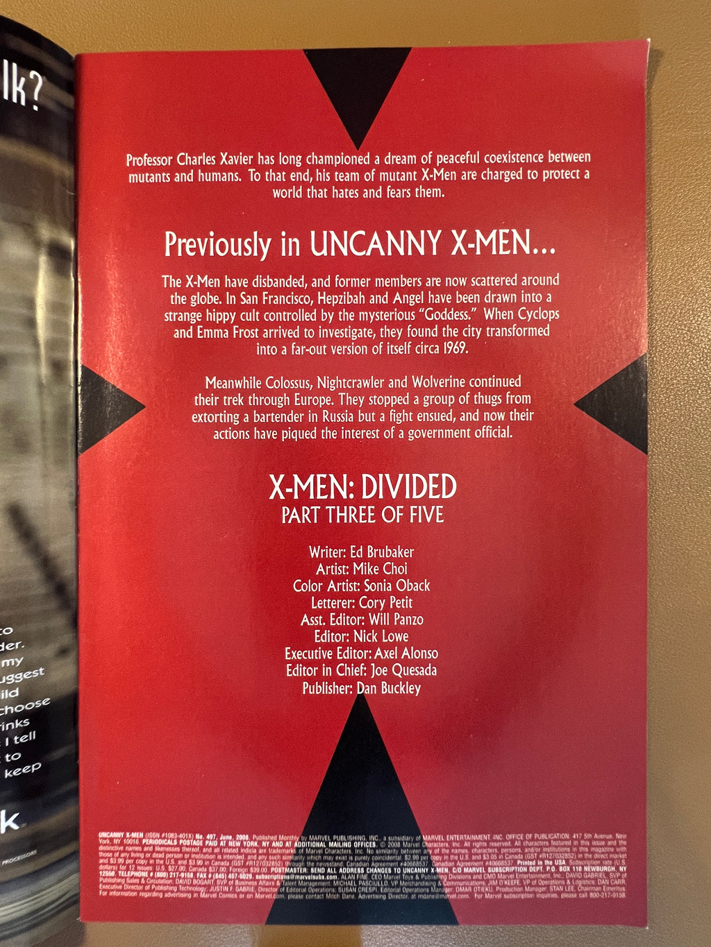 X-MEN #497