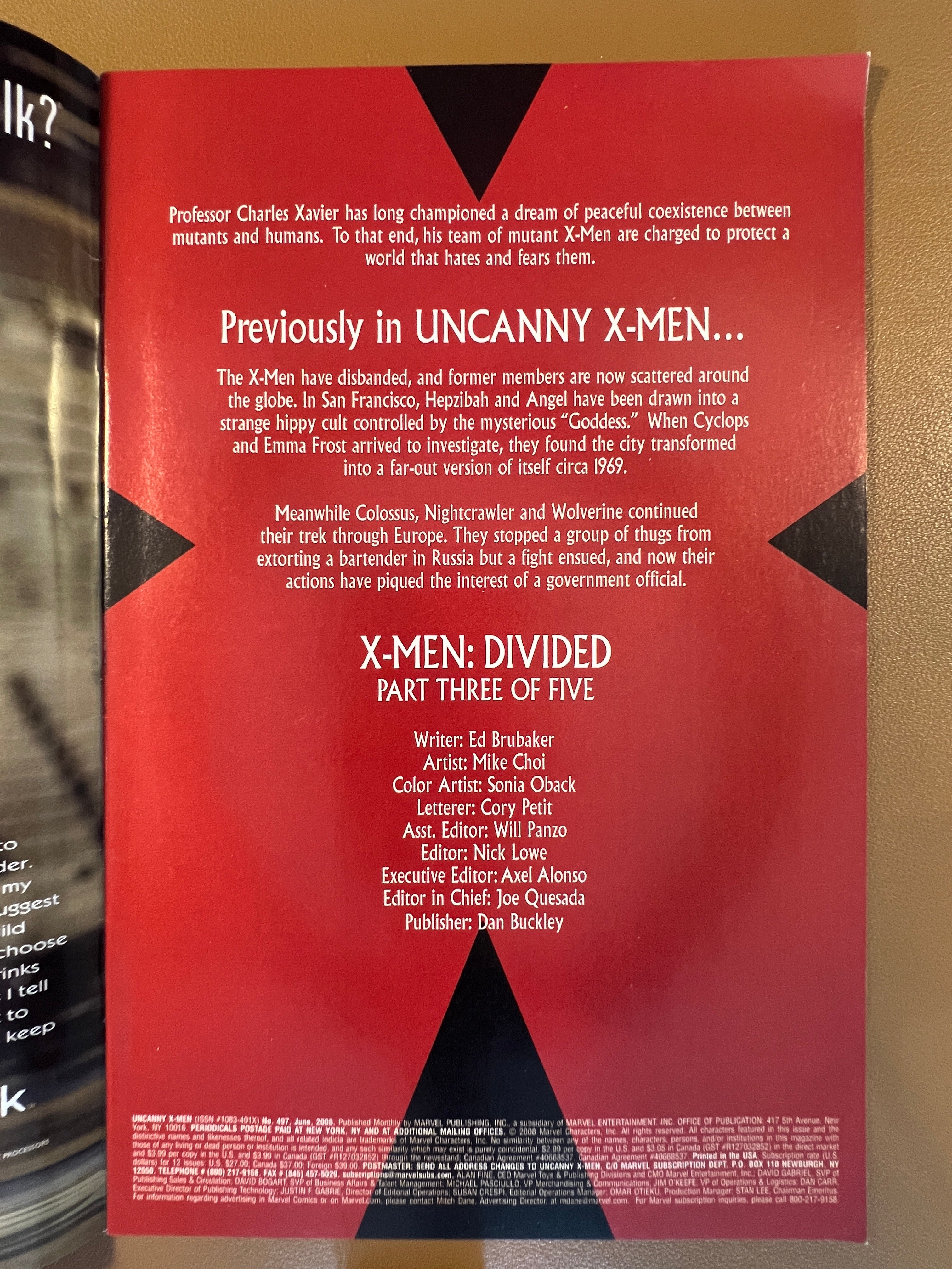 X-MEN #497