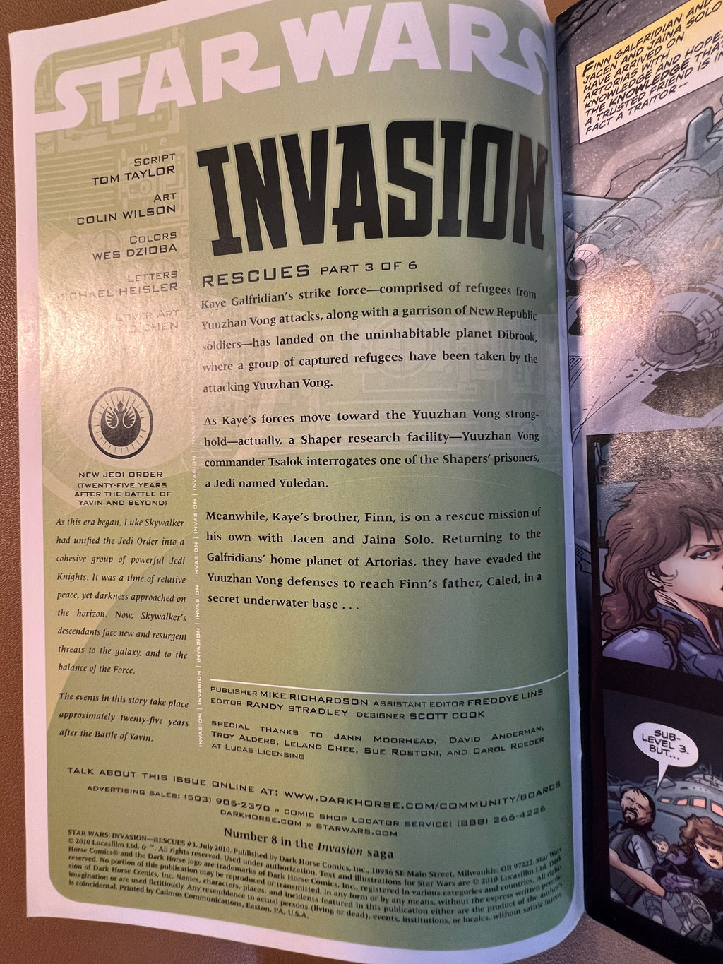 STAR WARS: INVASION – RESCUES #3