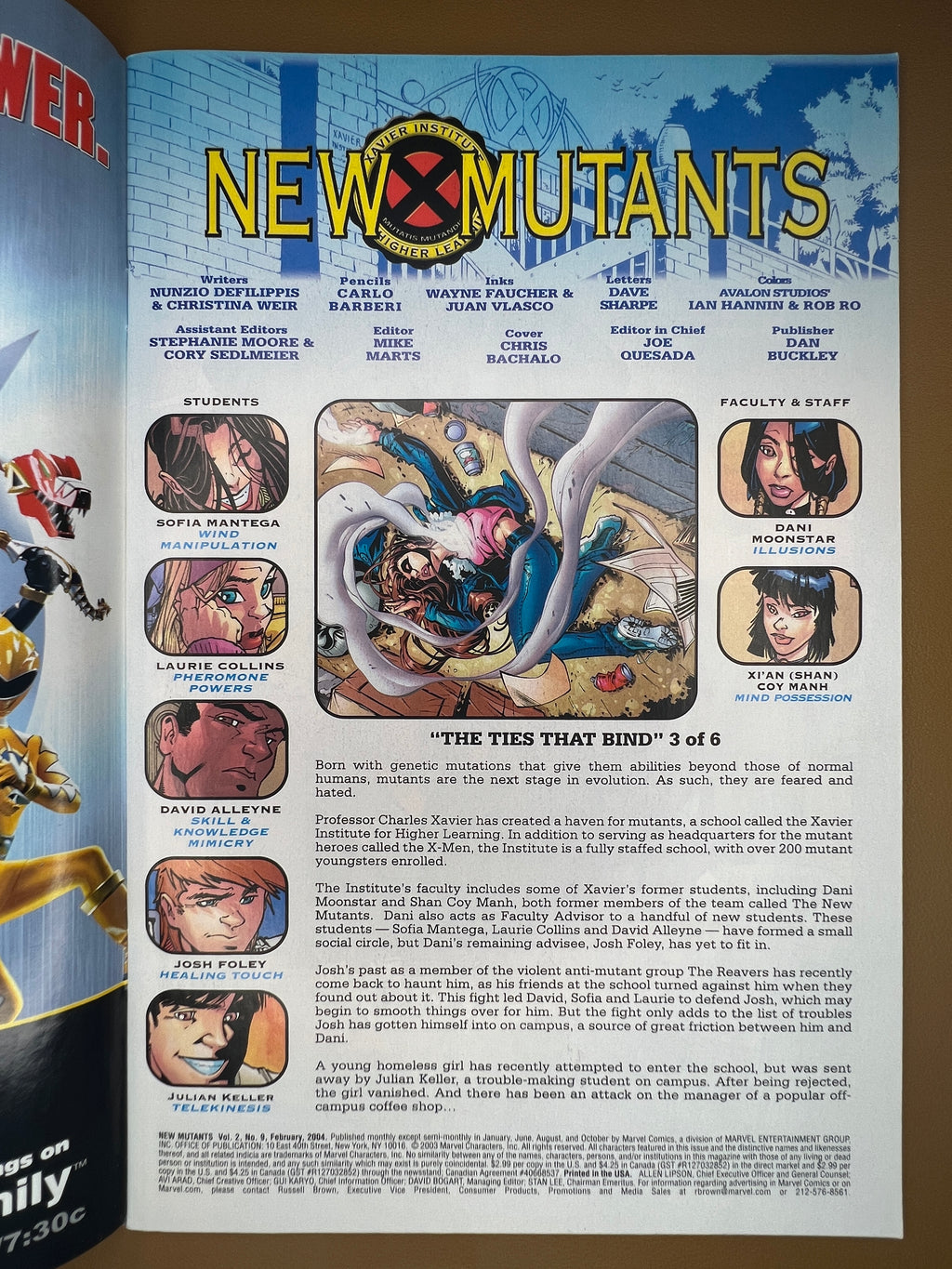 NEW MUTANTS #9 (2004)
