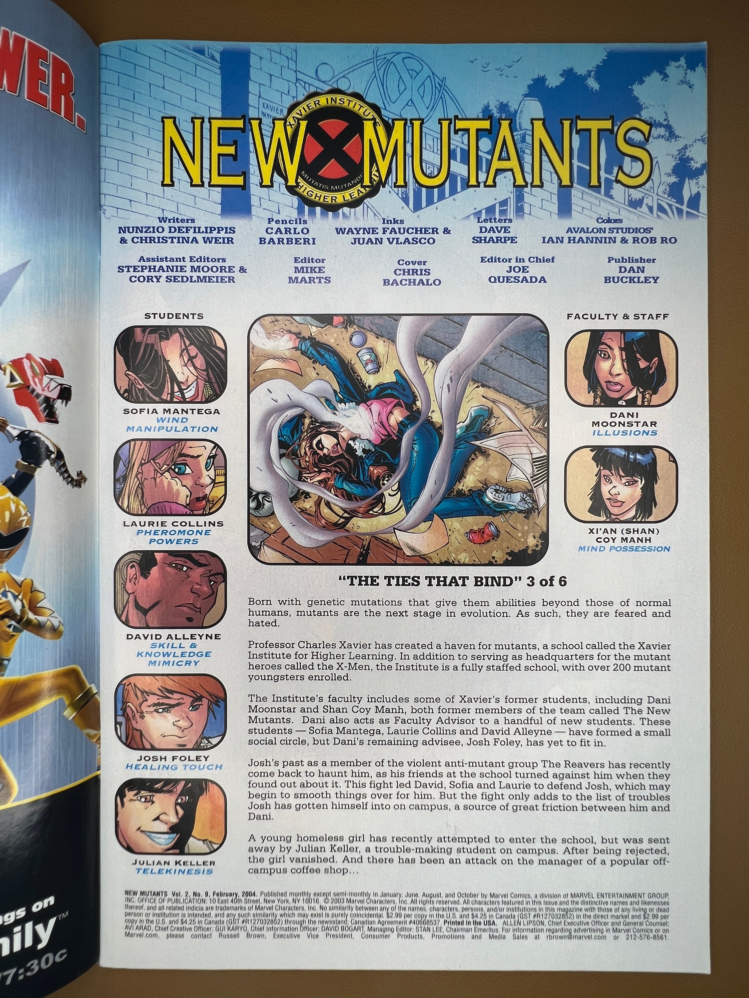 NEW MUTANTS #9 (2004)