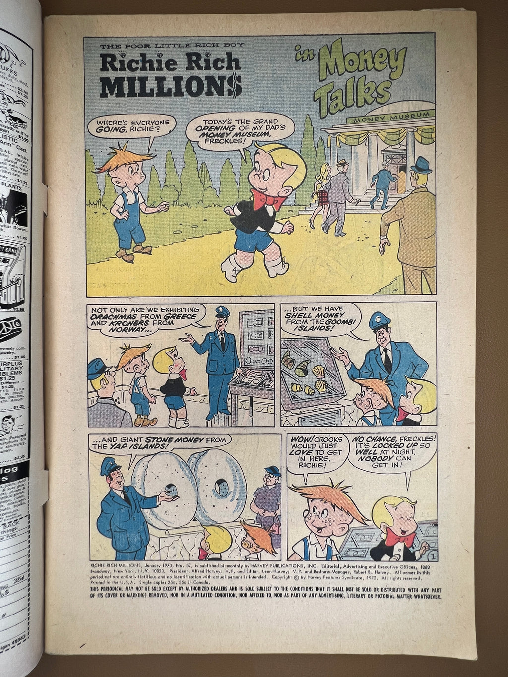 RICHIE RICH MILLIONS #57