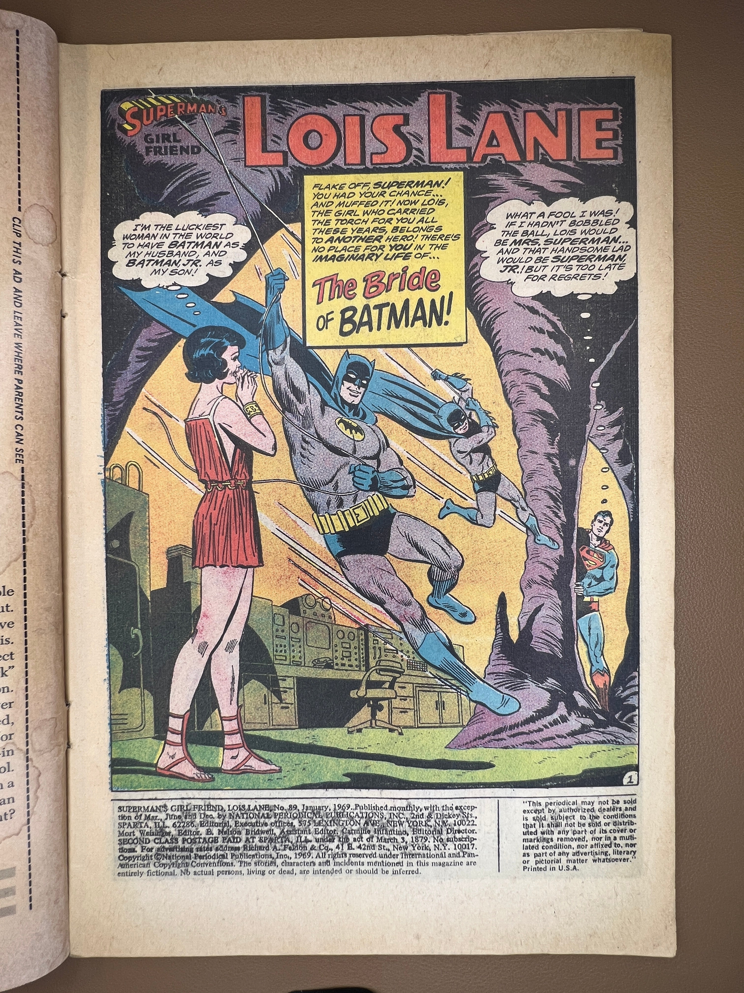 SUPERMAN'S GIRL FRIEND LOIS LANE #89