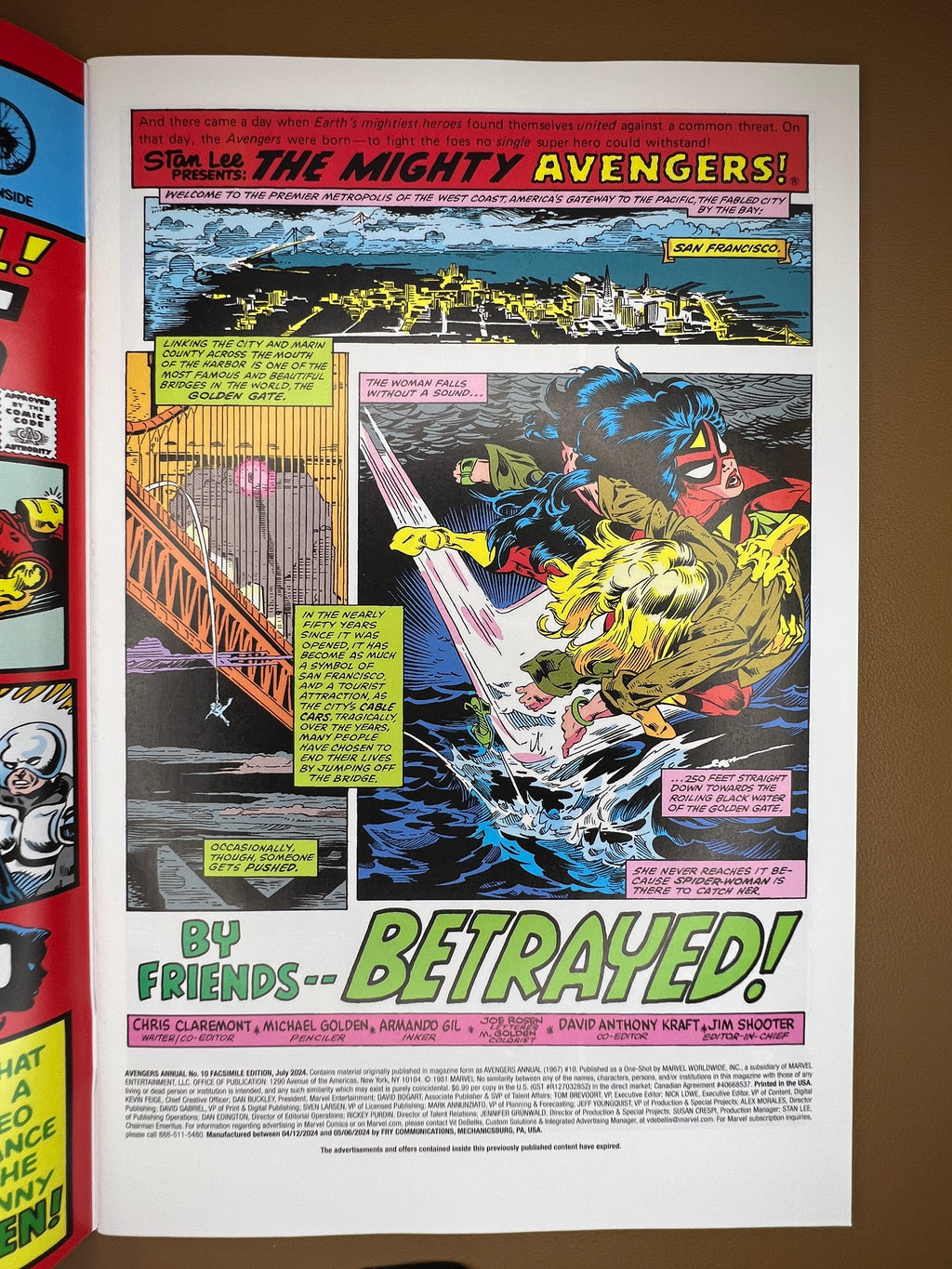 AVENGERS ANNUAL #10 FACSIMILE EDITION – UNKNOWN COMICS EXCLUSIVE VIRGIN VARIANT