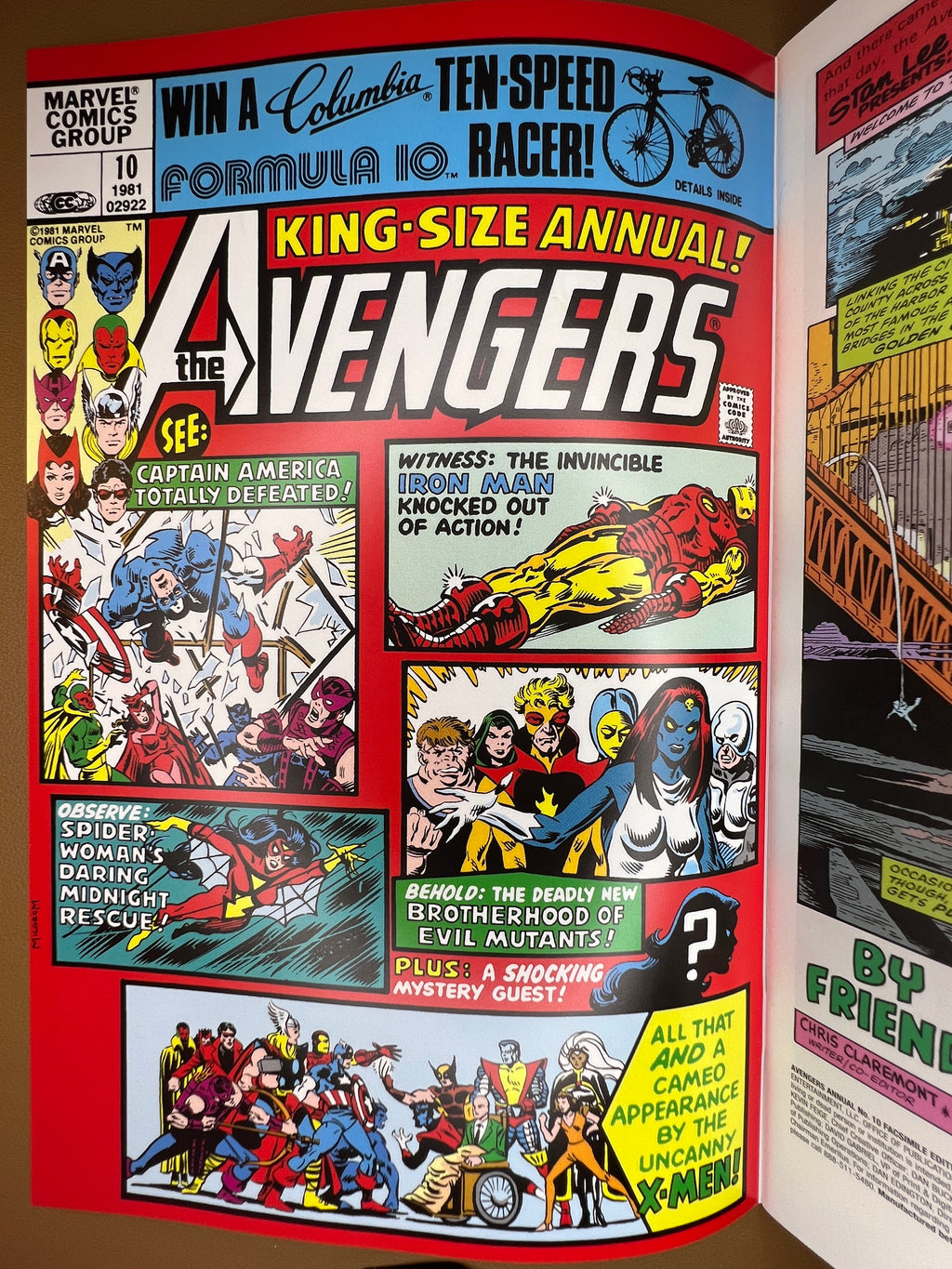 AVENGERS ANNUAL #10 FACSIMILE EDITION – UNKNOWN COMICS EXCLUSIVE VIRGIN VARIANT