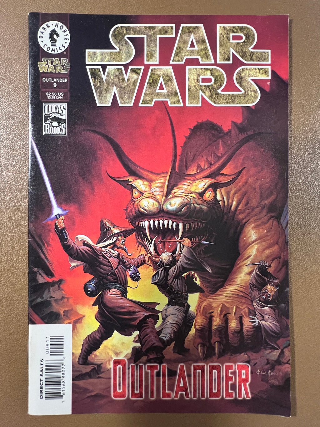 SPEED RACER #29 & STAR WARS: OUTLANDER #9 COMIC LOT