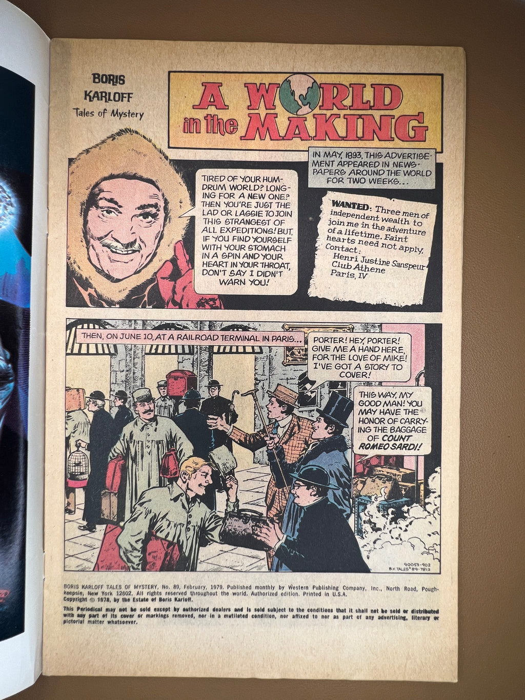 BORIS KARLOFF TALES OF MYSTERY #89