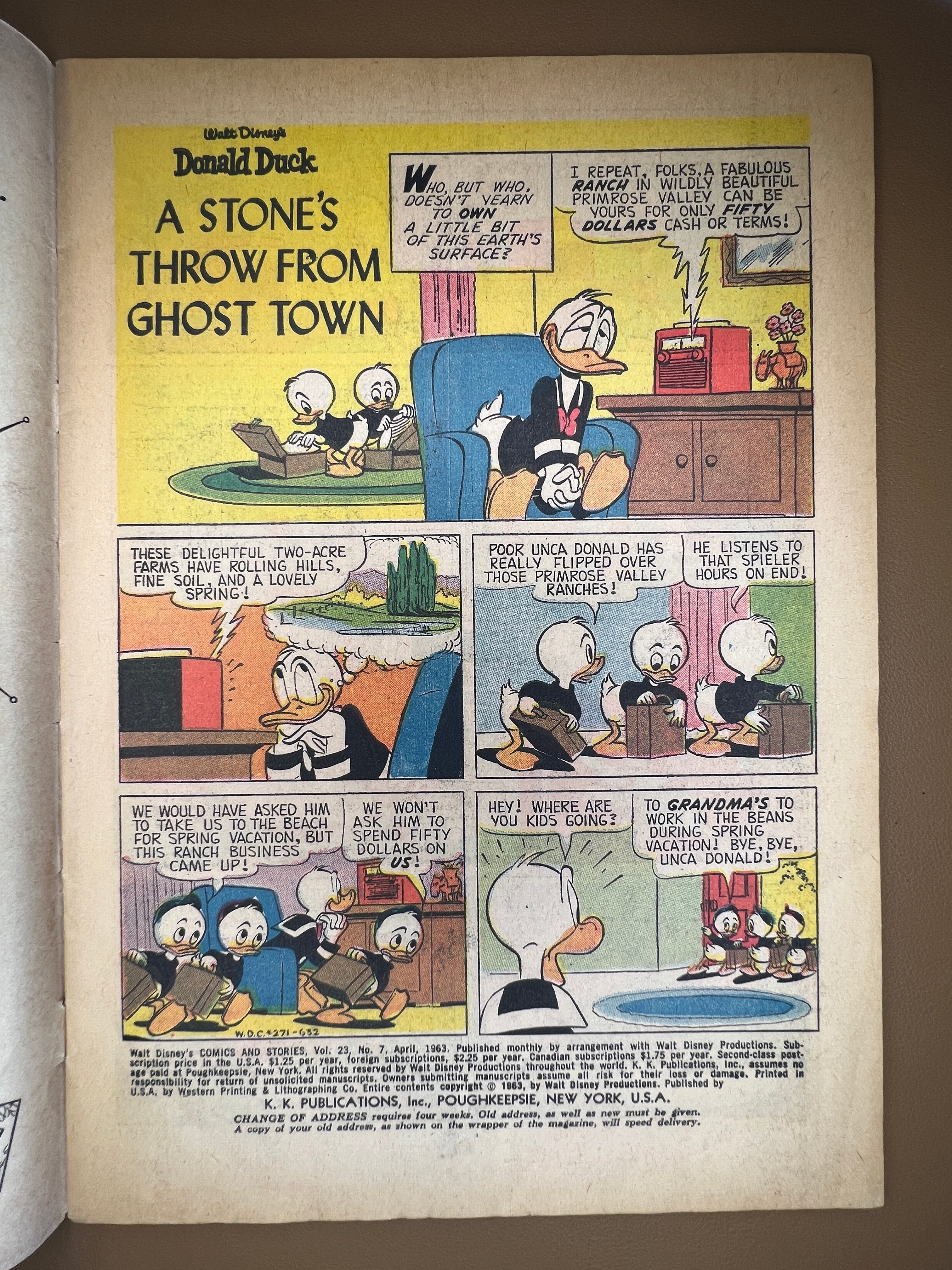 WALT DISNEY'S COMICS AND STORIES #271