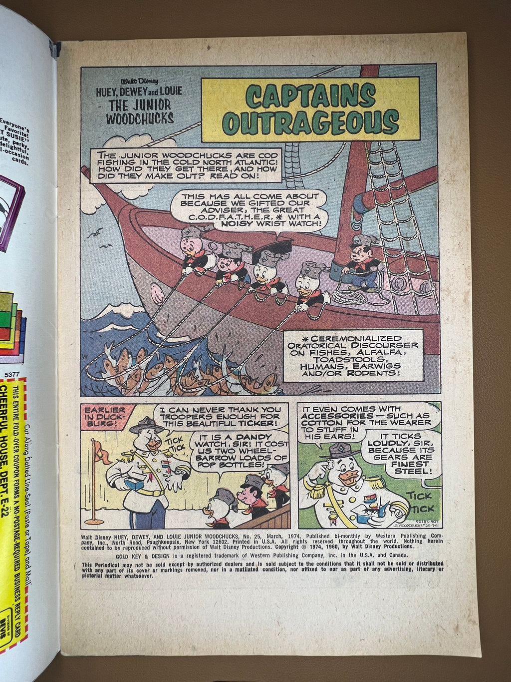 Walt Disney Huey, Dewey and Louie Junior Woodchucks #25