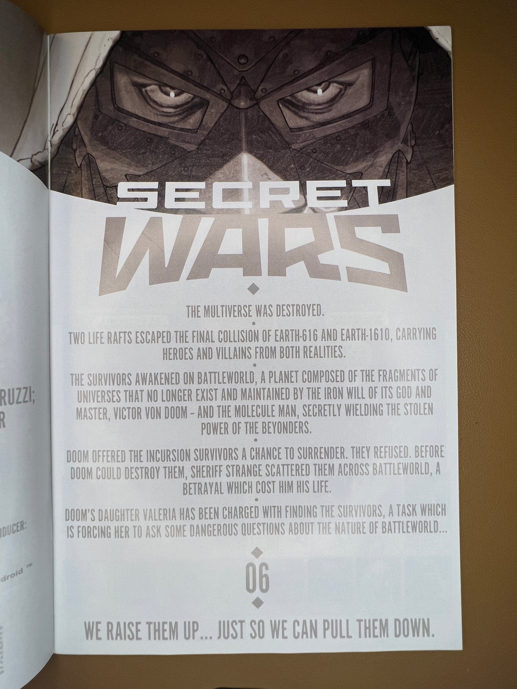 Secret Wars #6 (2015) Babs Tarr Cover