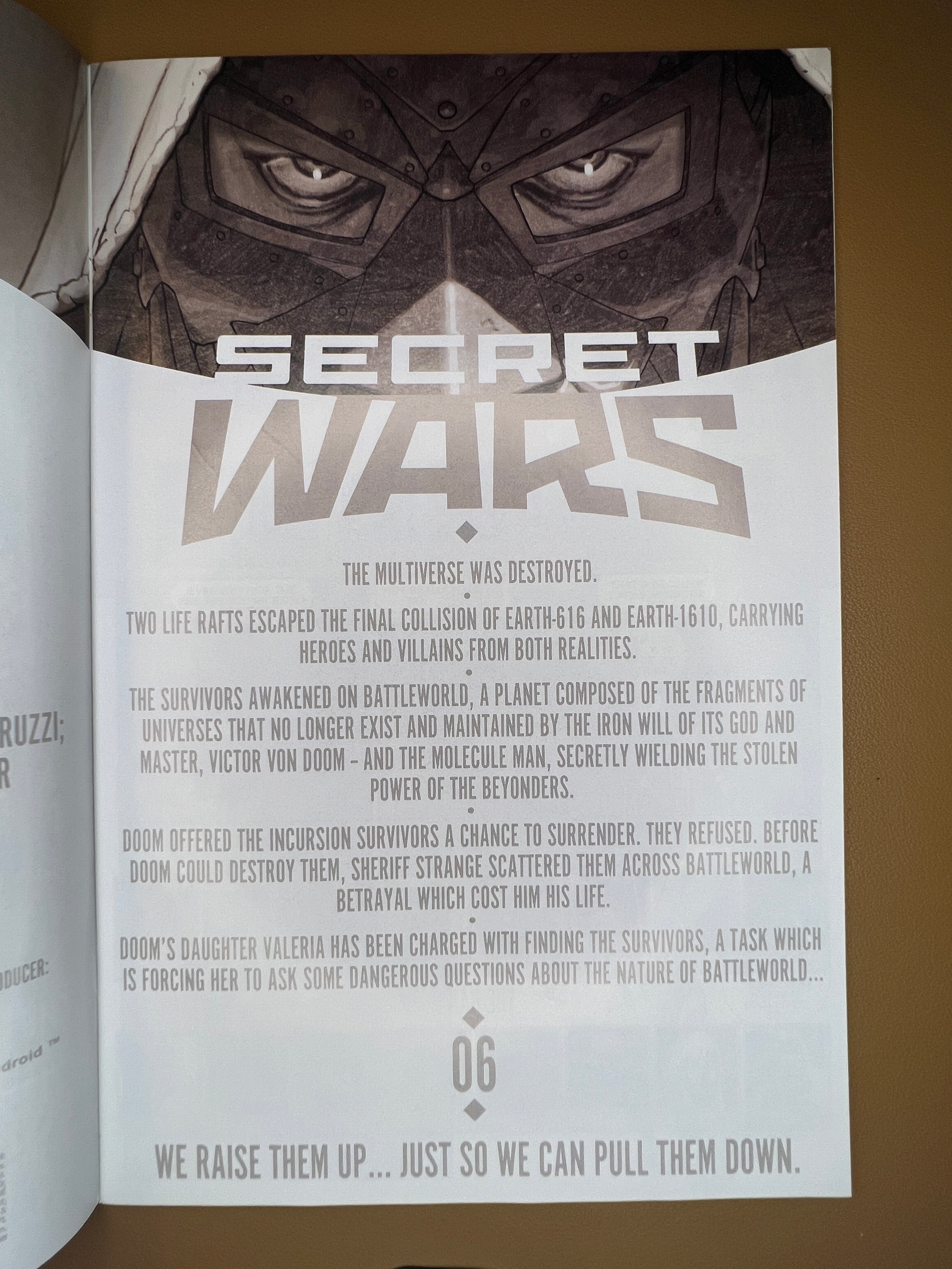 Secret Wars #6 (2015) Babs Tarr Cover