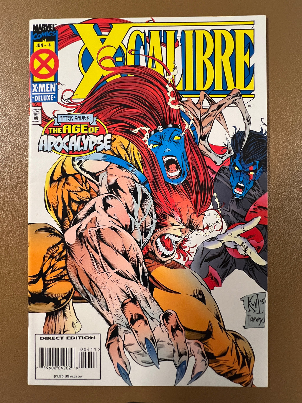 X-Calibre #1–4 Complete Mini-Series (1995) – Age of Apocalypse